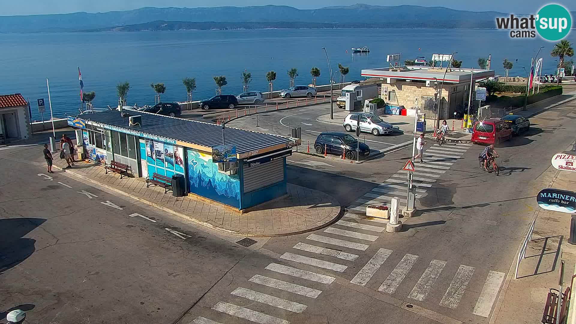 Webcam Bol Centre-Ville & Marina – Vue en direct depuis Bol, île de Brač