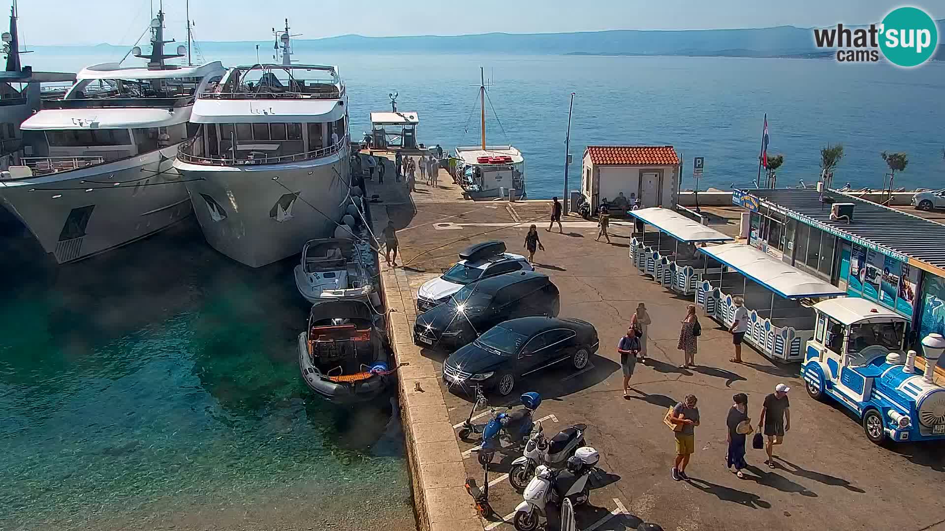 Webcam Bol Centre-Ville & Marina – Vue en direct depuis Bol, île de Brač
