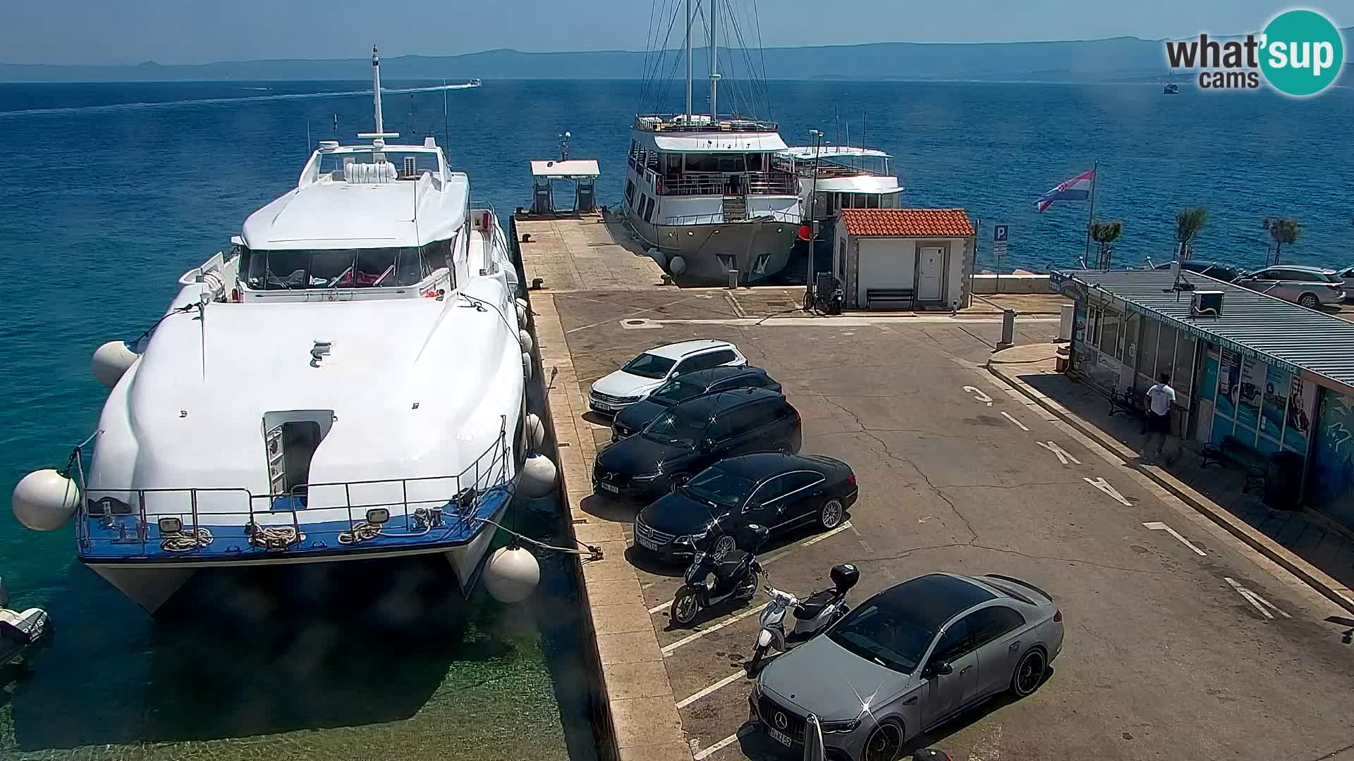 Webcam Bol Hafen & Ortszentrum – Liveblick aus Bol auf der Insel Brač
