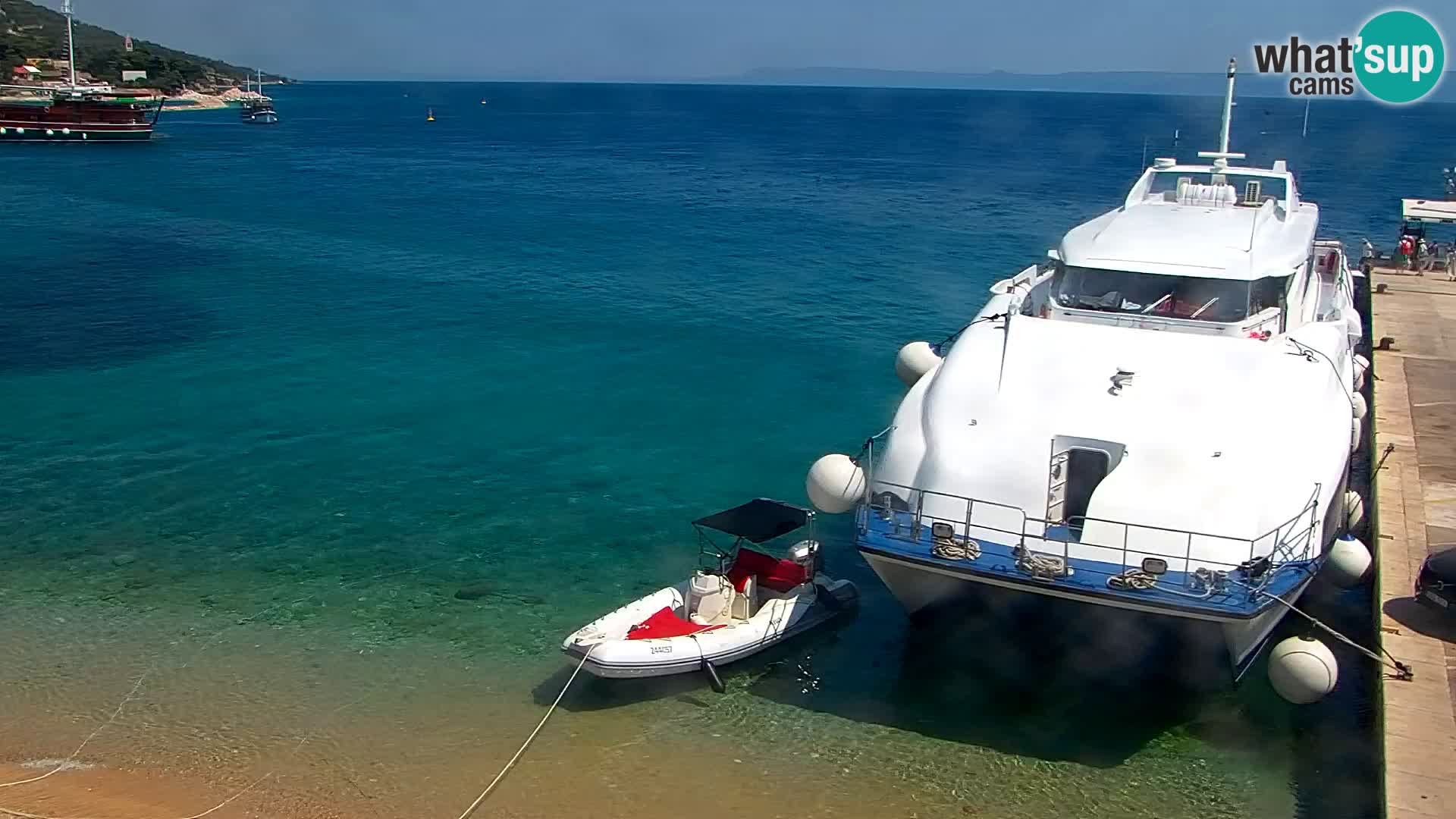 Webcam Bol Hafen & Ortszentrum – Liveblick aus Bol auf der Insel Brač