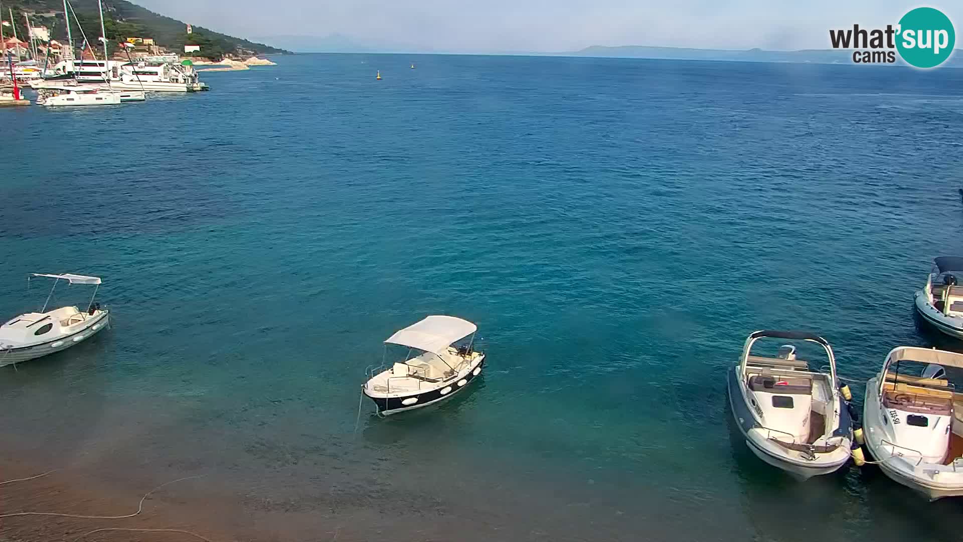 Webcam Bol Centre-Ville & Marina – Vue en direct depuis Bol, île de Brač