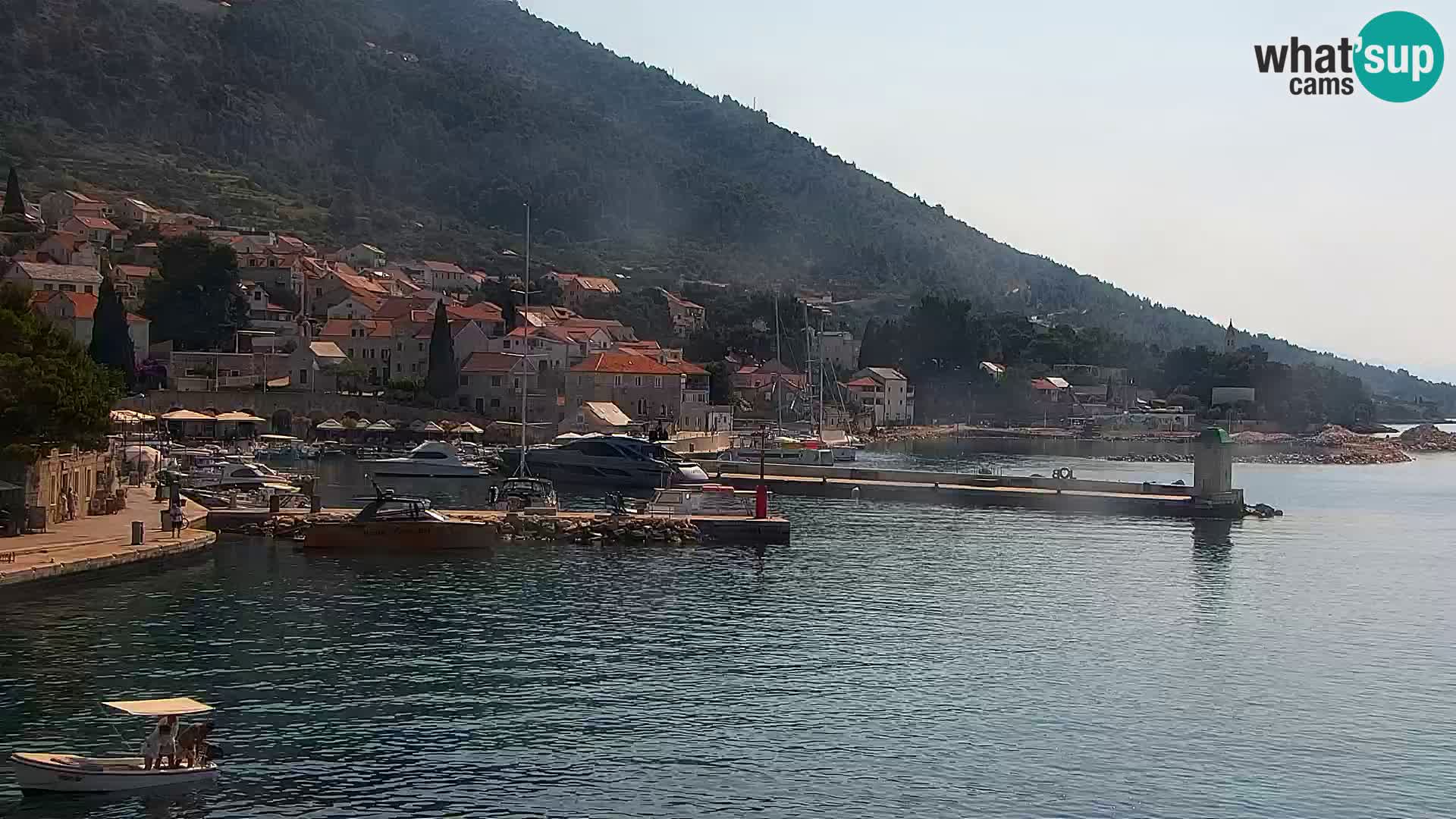 Webcam Bol centre-ville & marina – Vue en direct depuis Bol, île de Brač