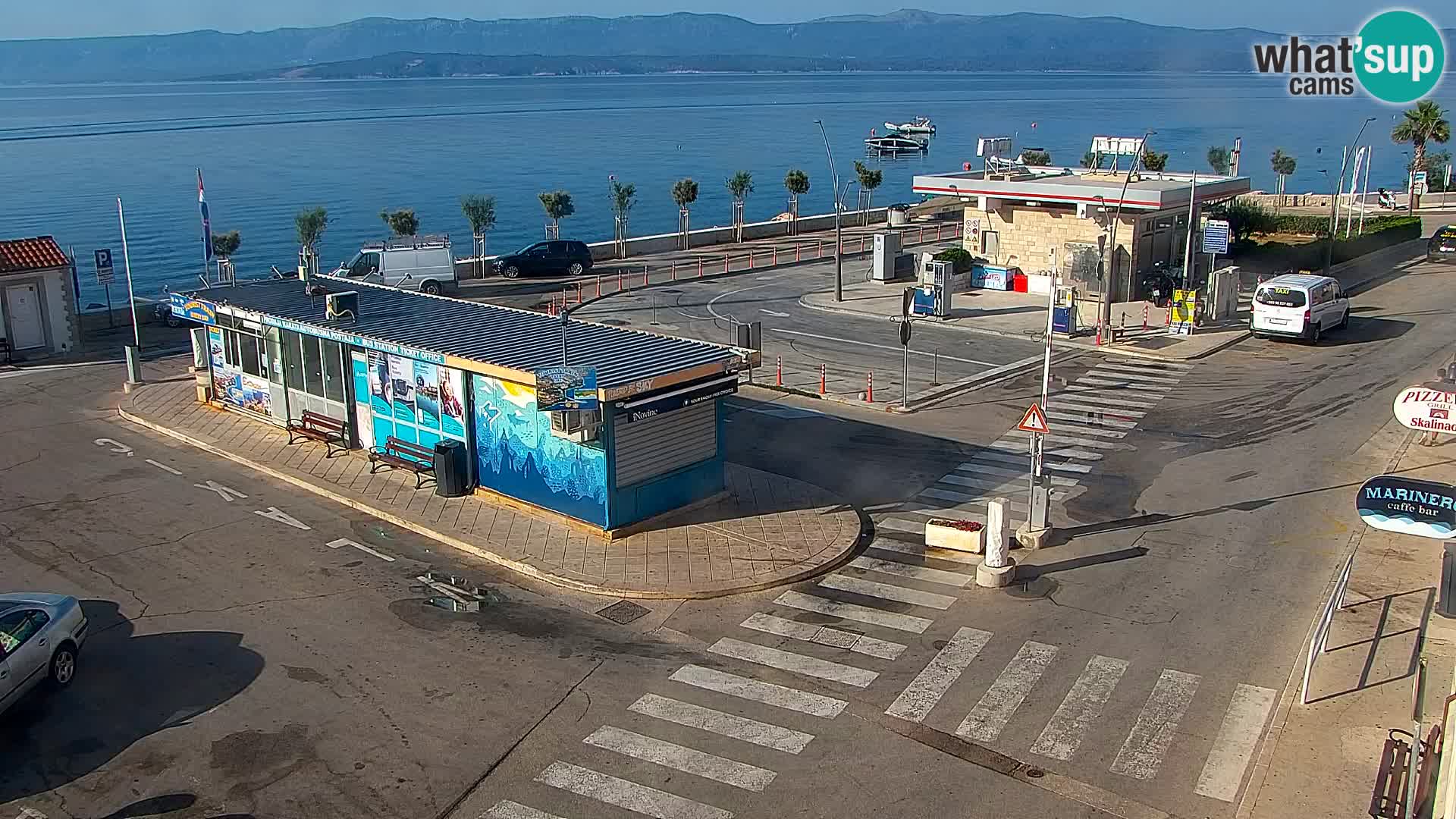 Webcam Bol Centre-Ville & Marina – Vue en direct depuis Bol, île de Brač