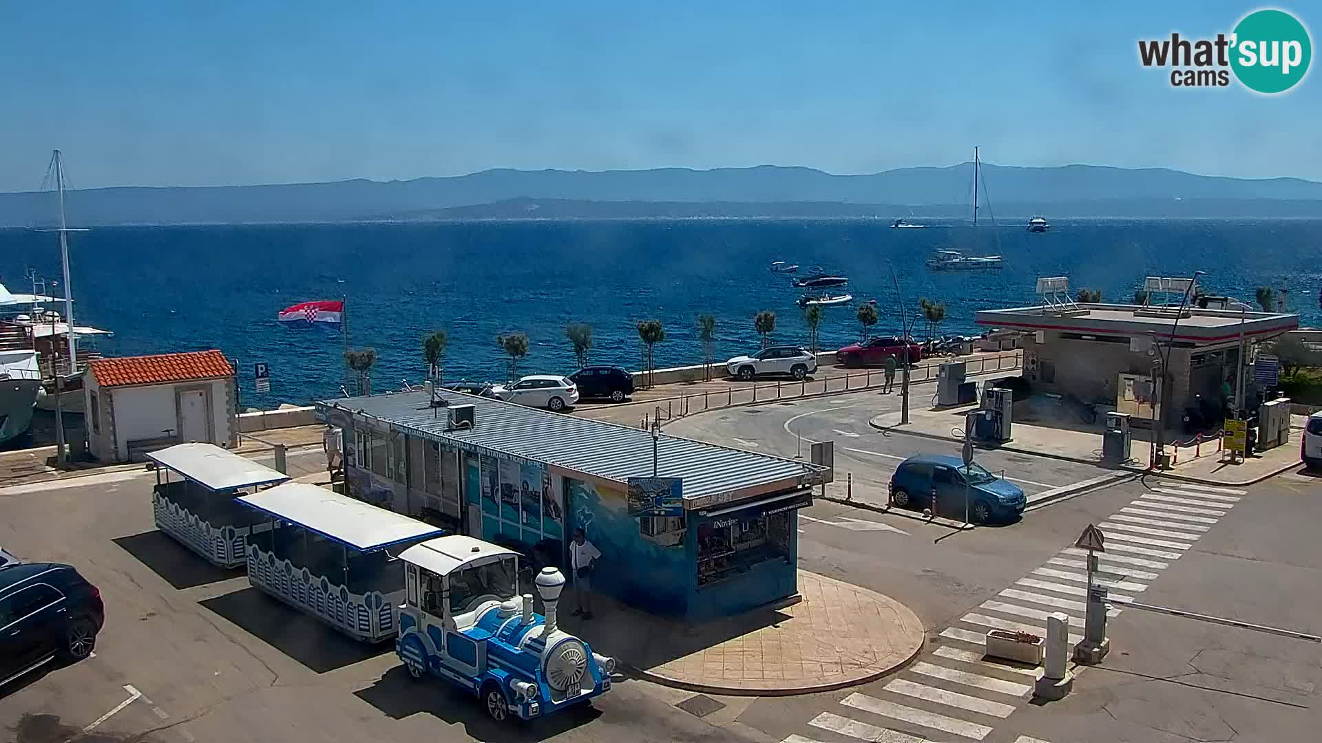 Webcam Bol centre-ville & marina – Vue en direct depuis Bol, île de Brač