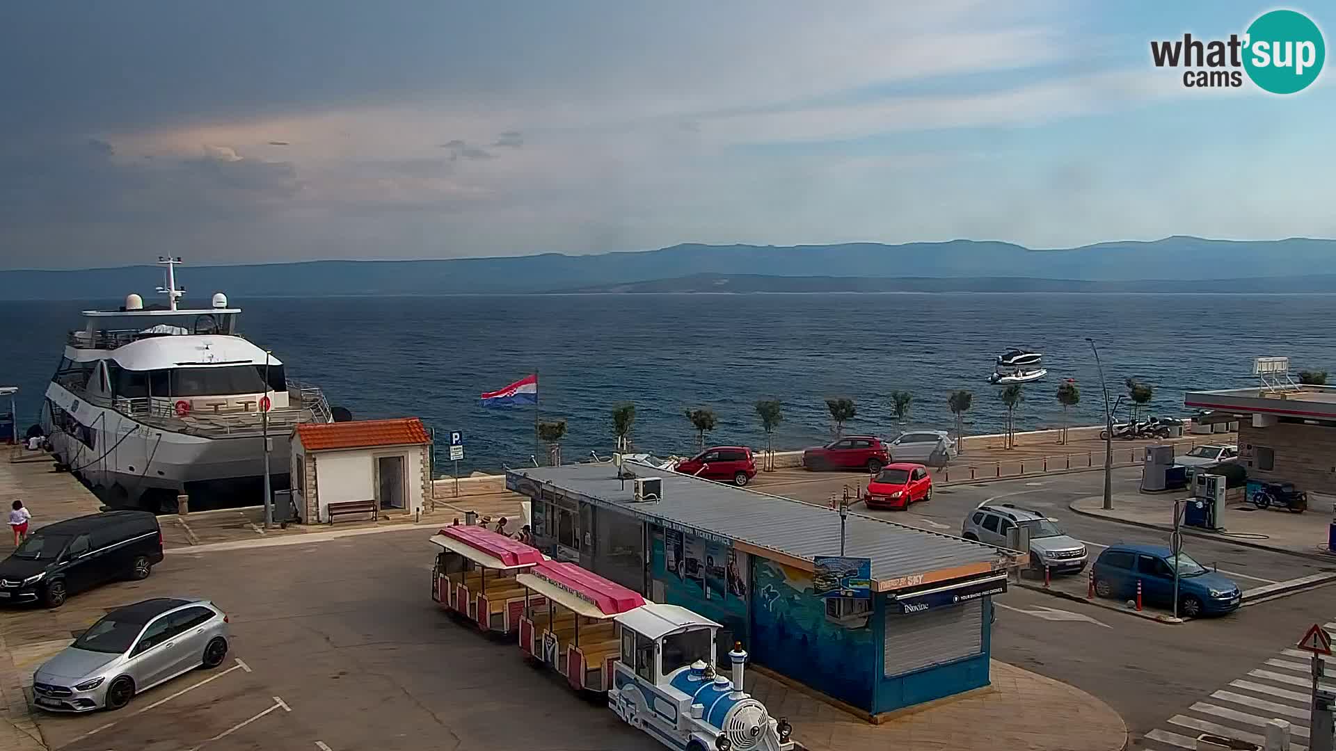 Webcam Bol centre-ville & marina – Vue en direct depuis Bol, île de Brač