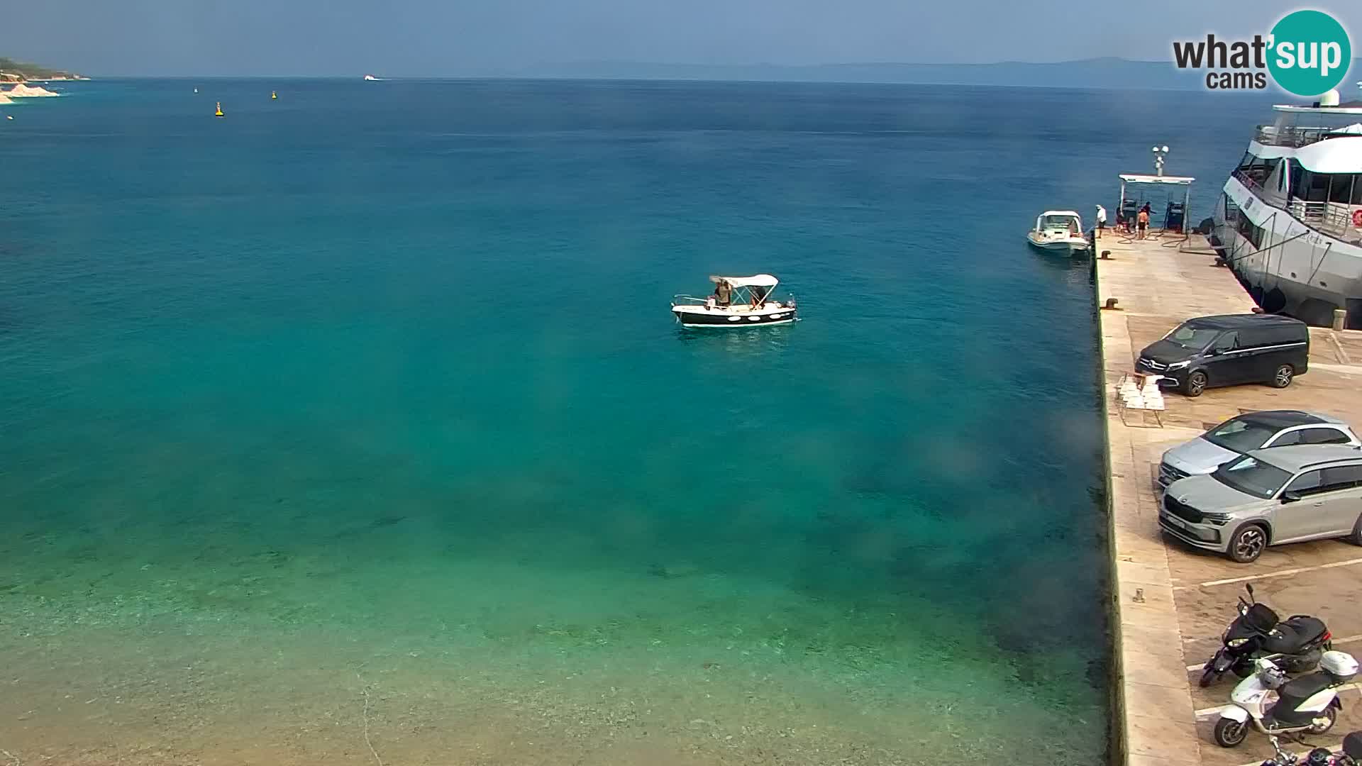 Webcam Bol Centre-Ville & Marina – Vue en direct depuis Bol, île de Brač