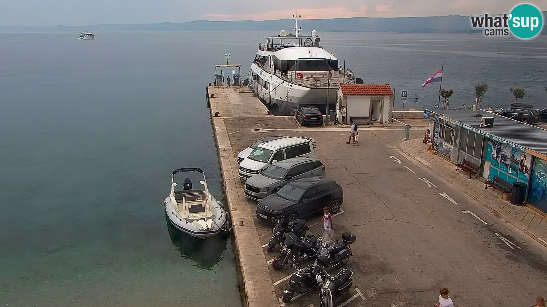 Webcam Bol Centre-Ville & Marina – Vue en direct depuis Bol, île de Brač