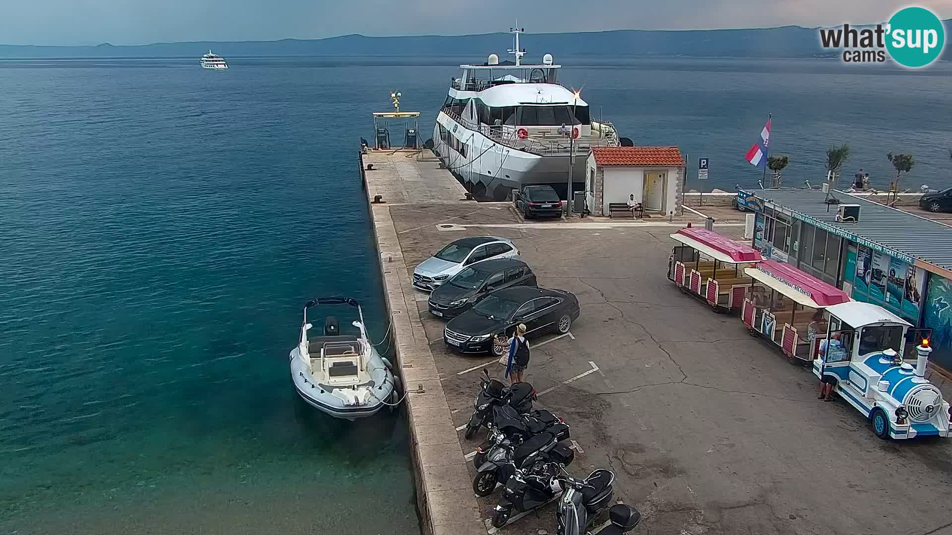 Webcam Bol Centre-Ville & Marina – Vue en direct depuis Bol, île de Brač