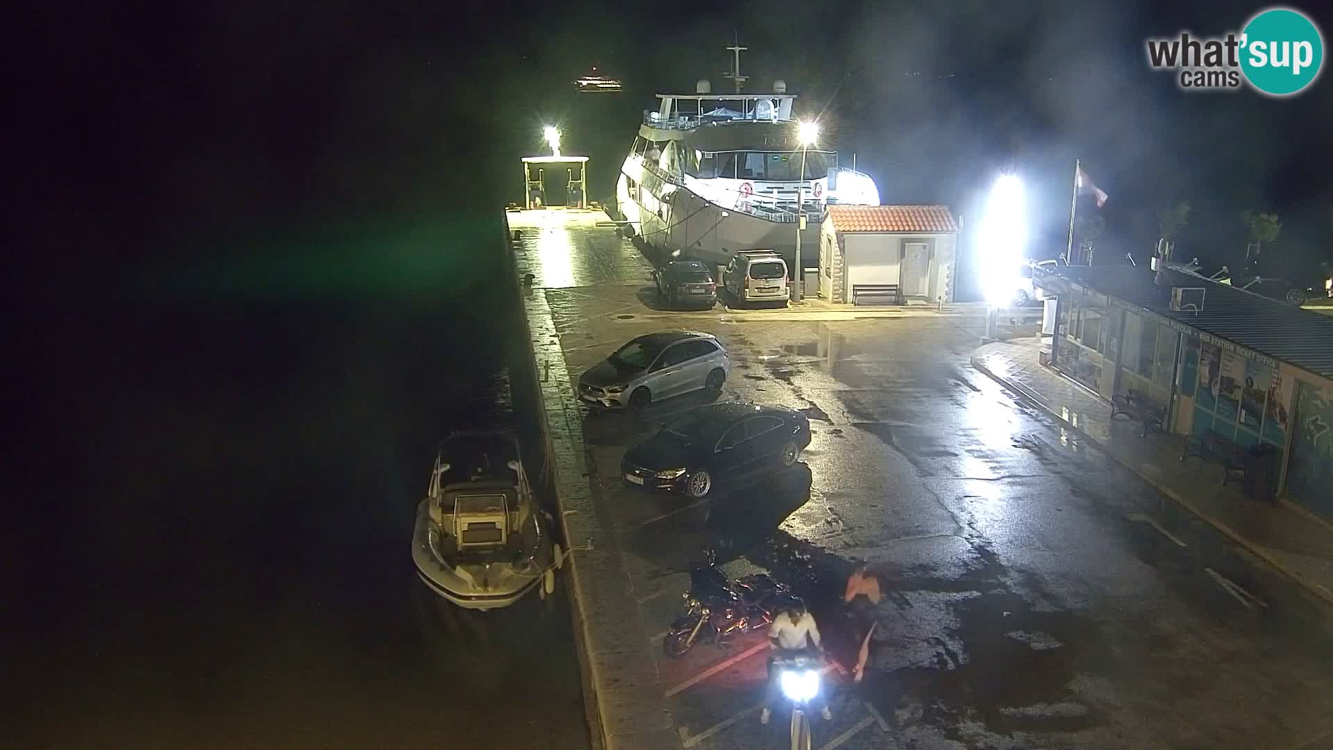 Spletna kamera Bol – Center mesta in marina v živo