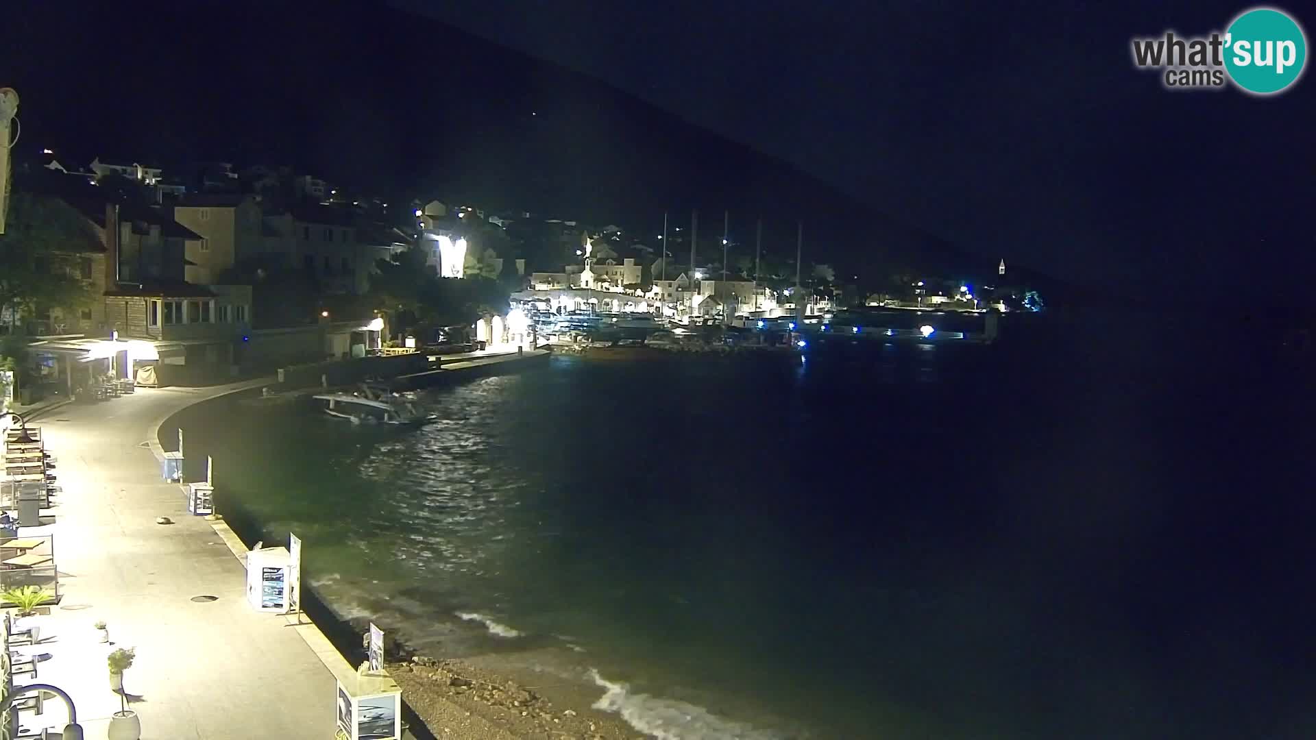 Webcam Bol Centre-Ville & Marina – Vue en direct depuis Bol, île de Brač