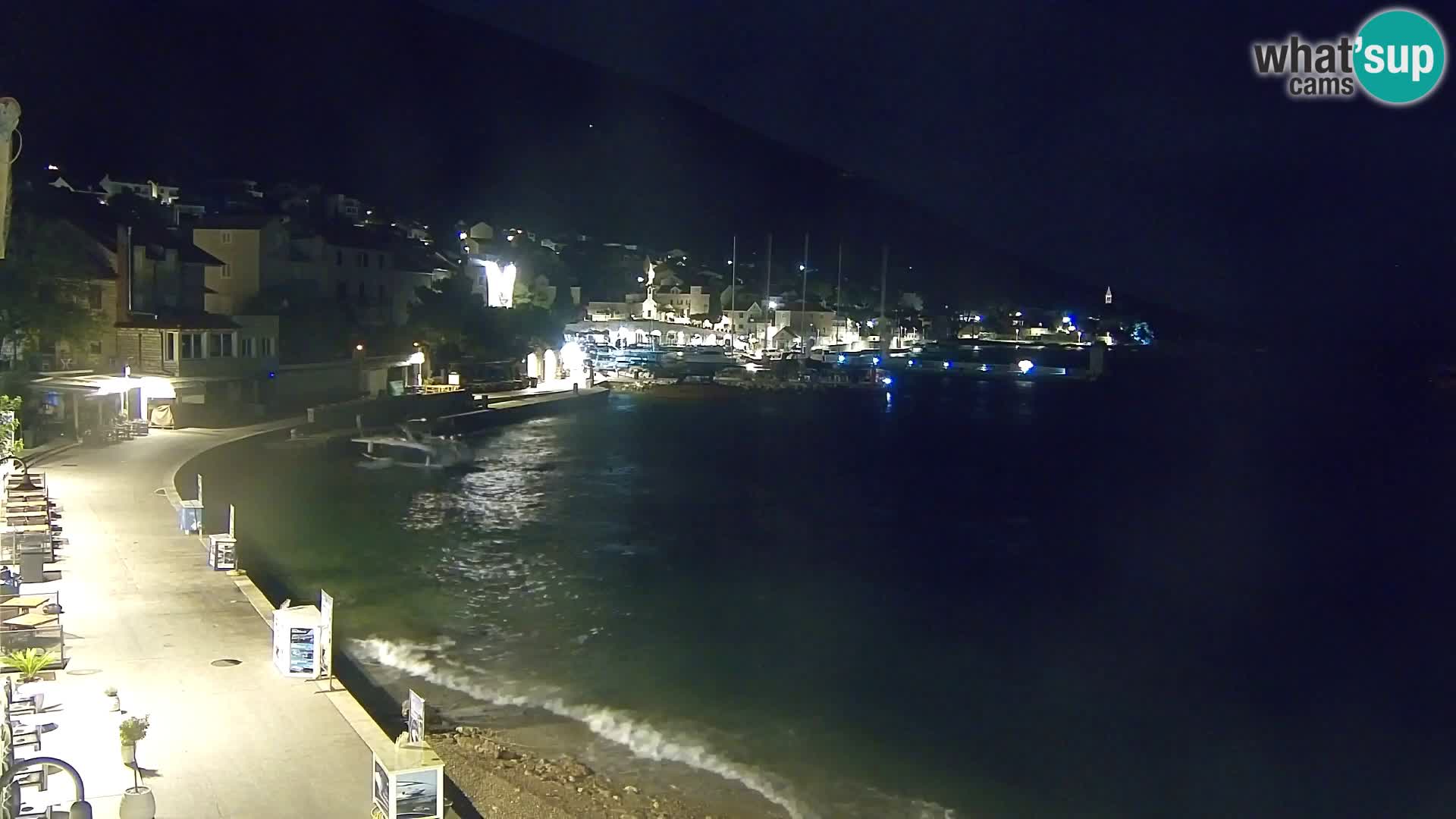 Webcam Bol Centre-Ville & Marina – Vue en direct depuis Bol, île de Brač