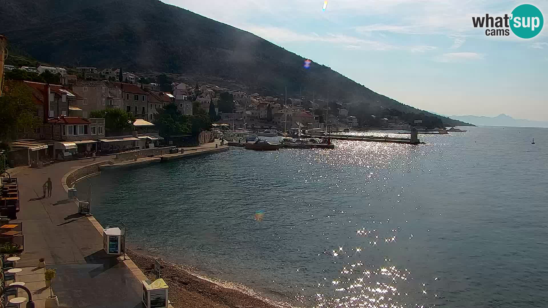 Webcam Bol centre-ville & marina – Vue en direct depuis Bol, île de Brač