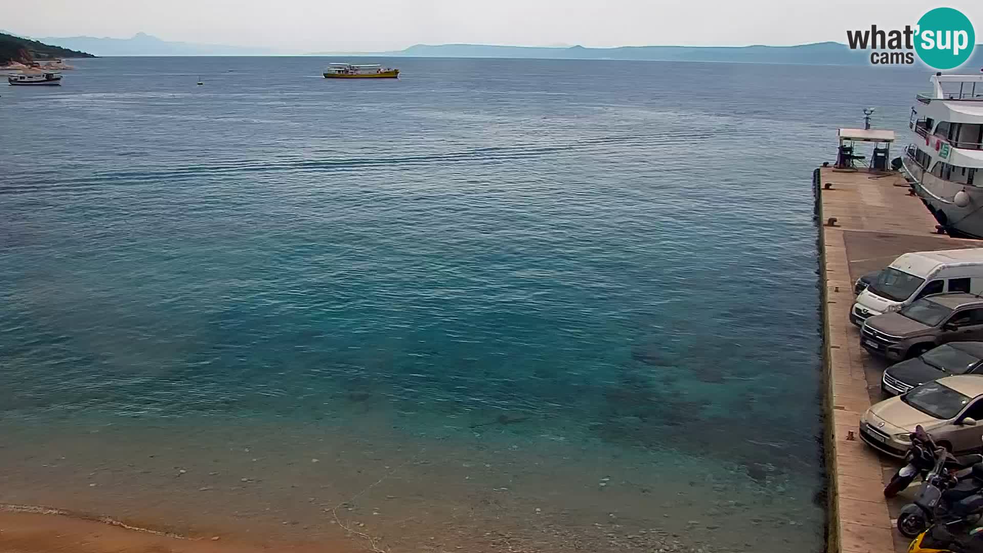 Webcam Bol centre-ville & marina – Vue en direct depuis Bol, île de Brač