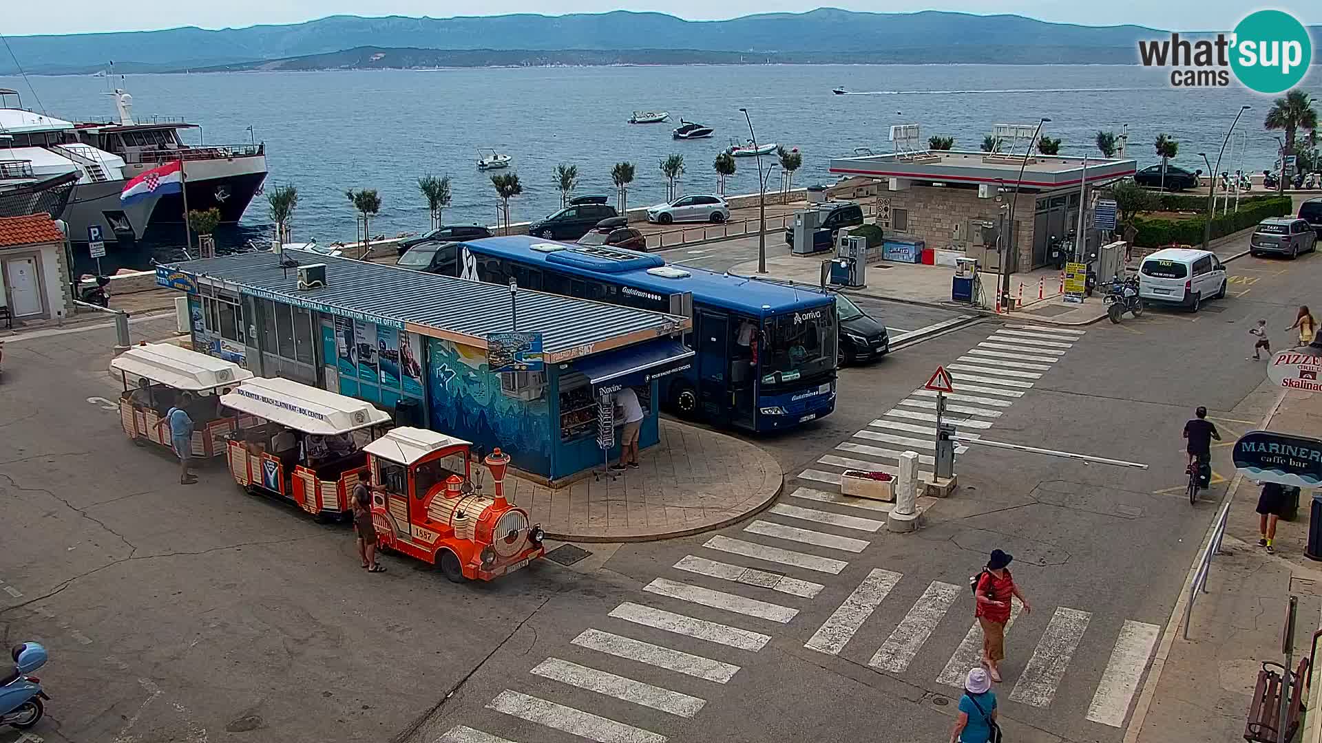 Webcam Bol centre-ville & marina – Vue en direct depuis Bol, île de Brač