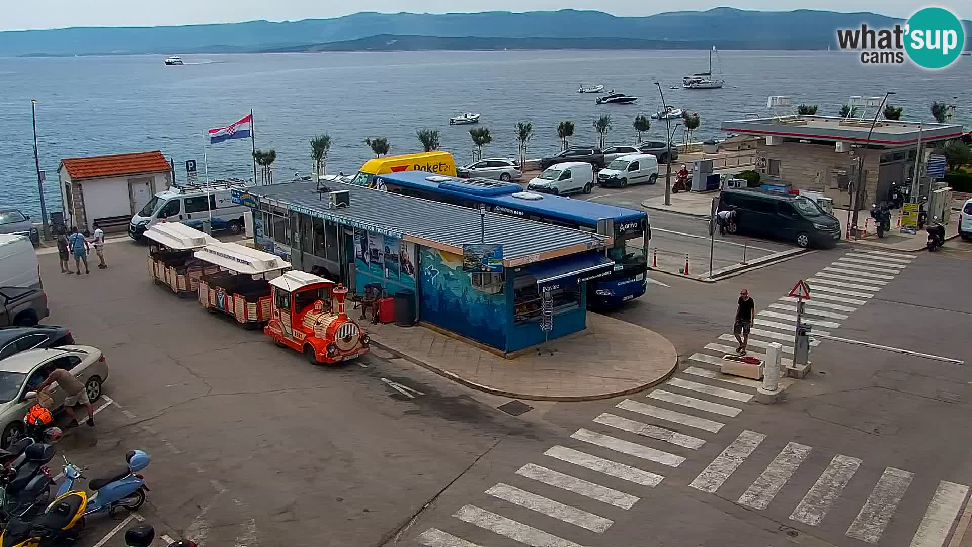 Webcam Bol Hafen & Ortszentrum – Liveblick aus Bol auf der Insel Brač