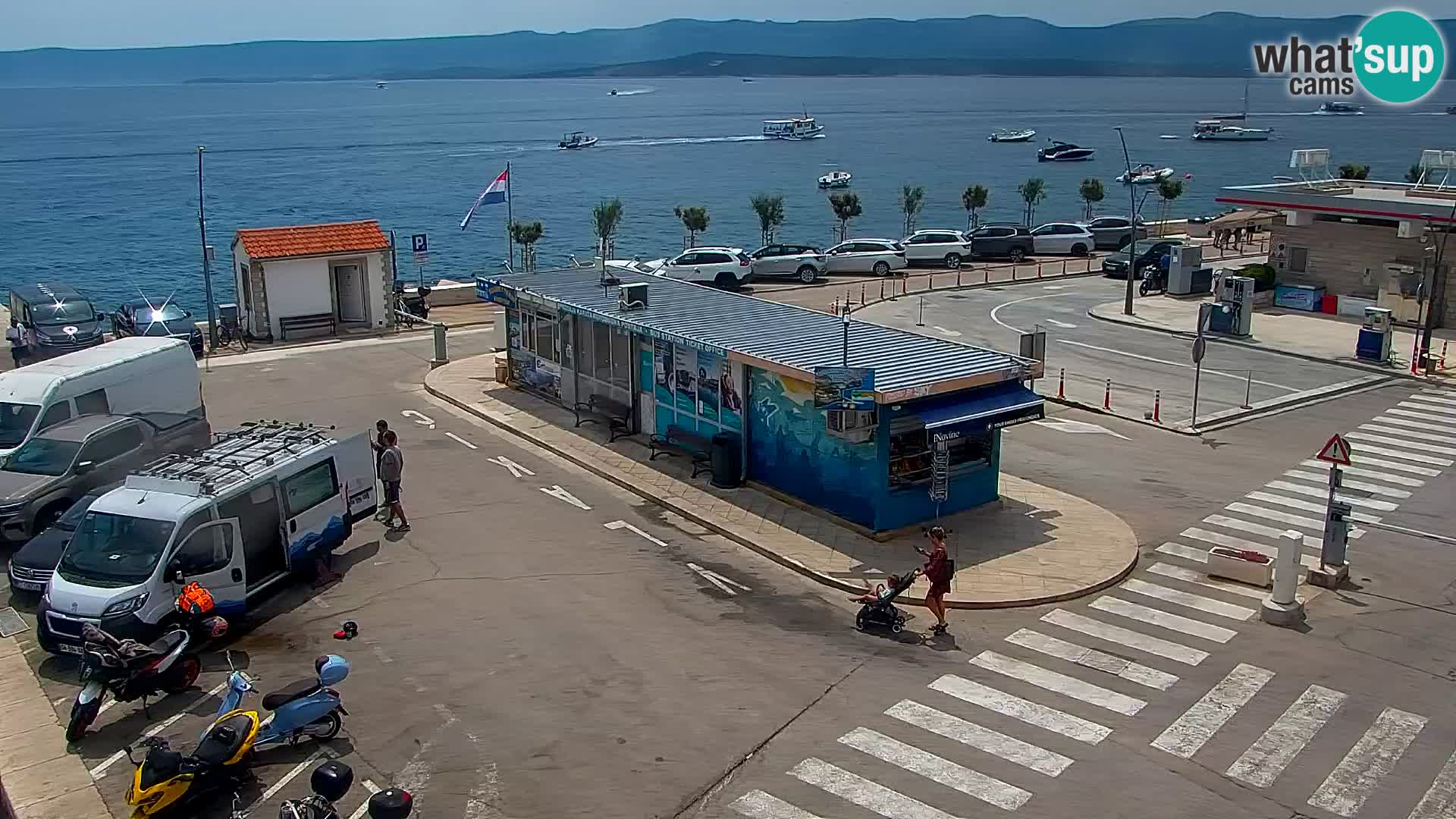 Webcam Bol Hafen & Ortszentrum – Liveblick aus Bol auf der Insel Brač