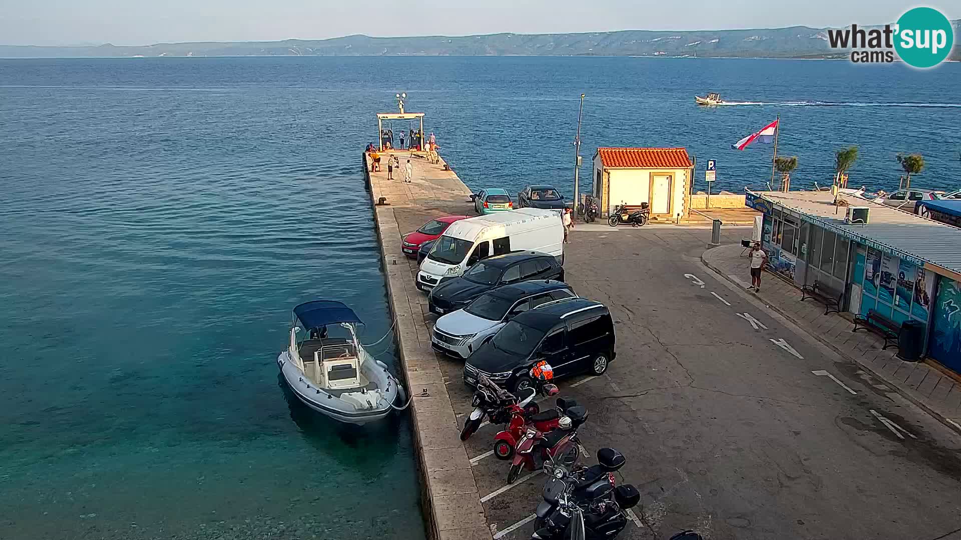 Webcam Bol centre-ville & marina – Vue en direct depuis Bol, île de Brač