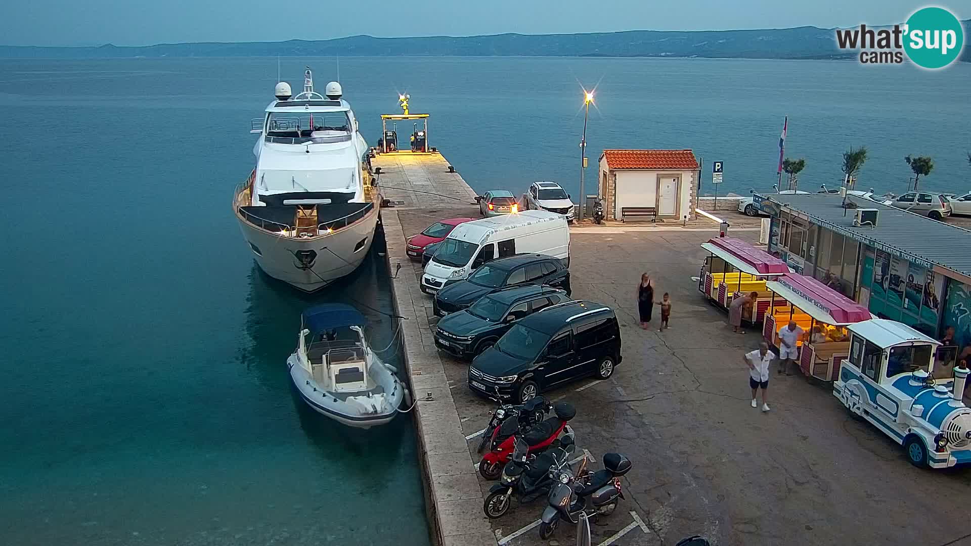 Webcam Bol Centre-Ville & Marina – Vue en direct depuis Bol, île de Brač
