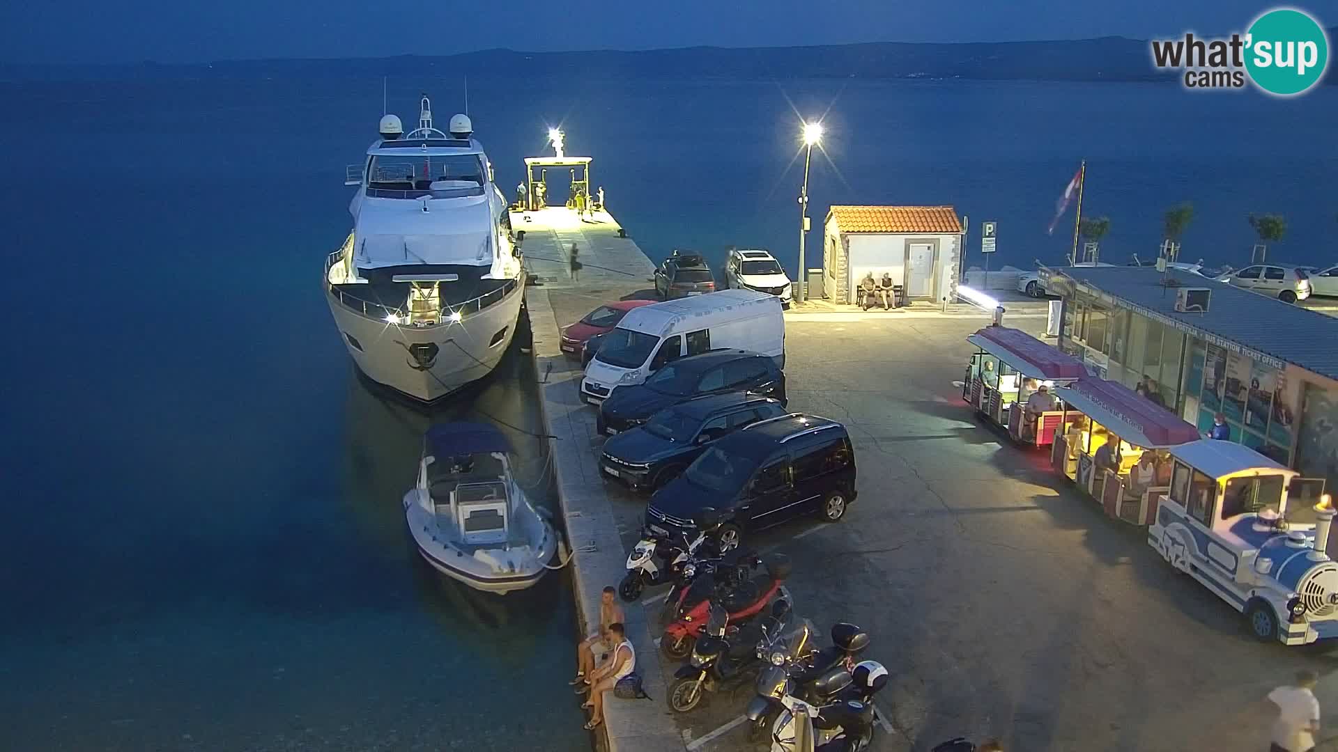 Webcam Bol Centre-Ville & Marina – Vue en direct depuis Bol, île de Brač