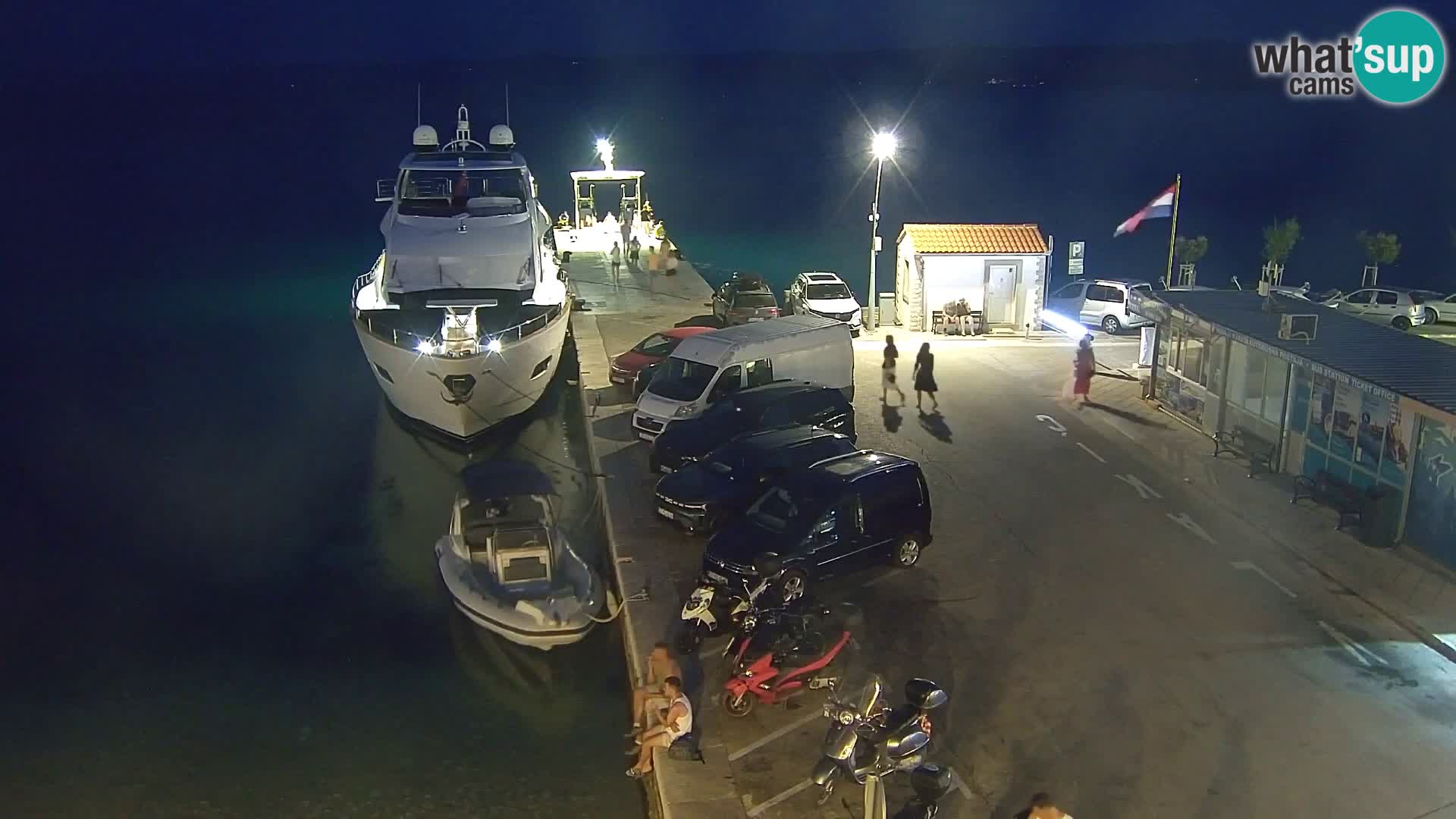 Webcam Bol centre-ville & marina – Vue en direct depuis Bol, île de Brač