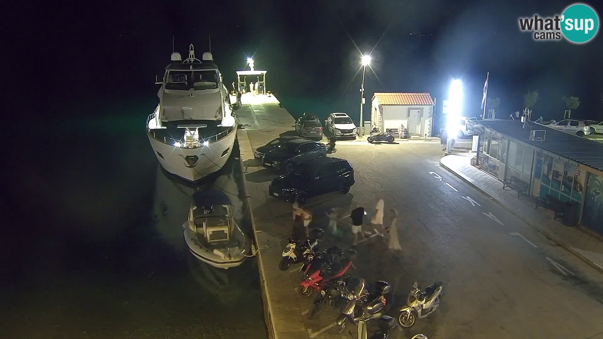 Webcam Bol Centre-Ville & Marina – Vue en direct depuis Bol, île de Brač