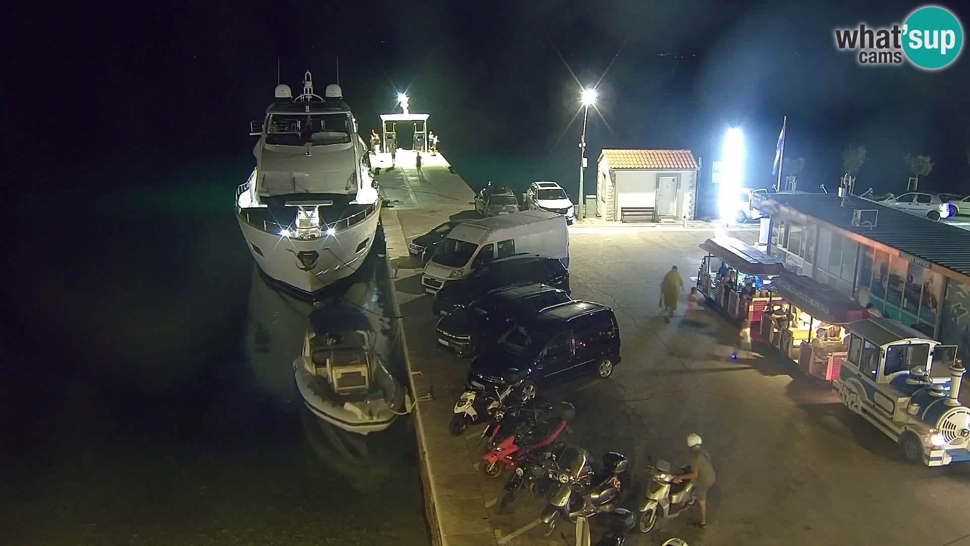 Spletna kamera Bol – Center mesta in marina v živo