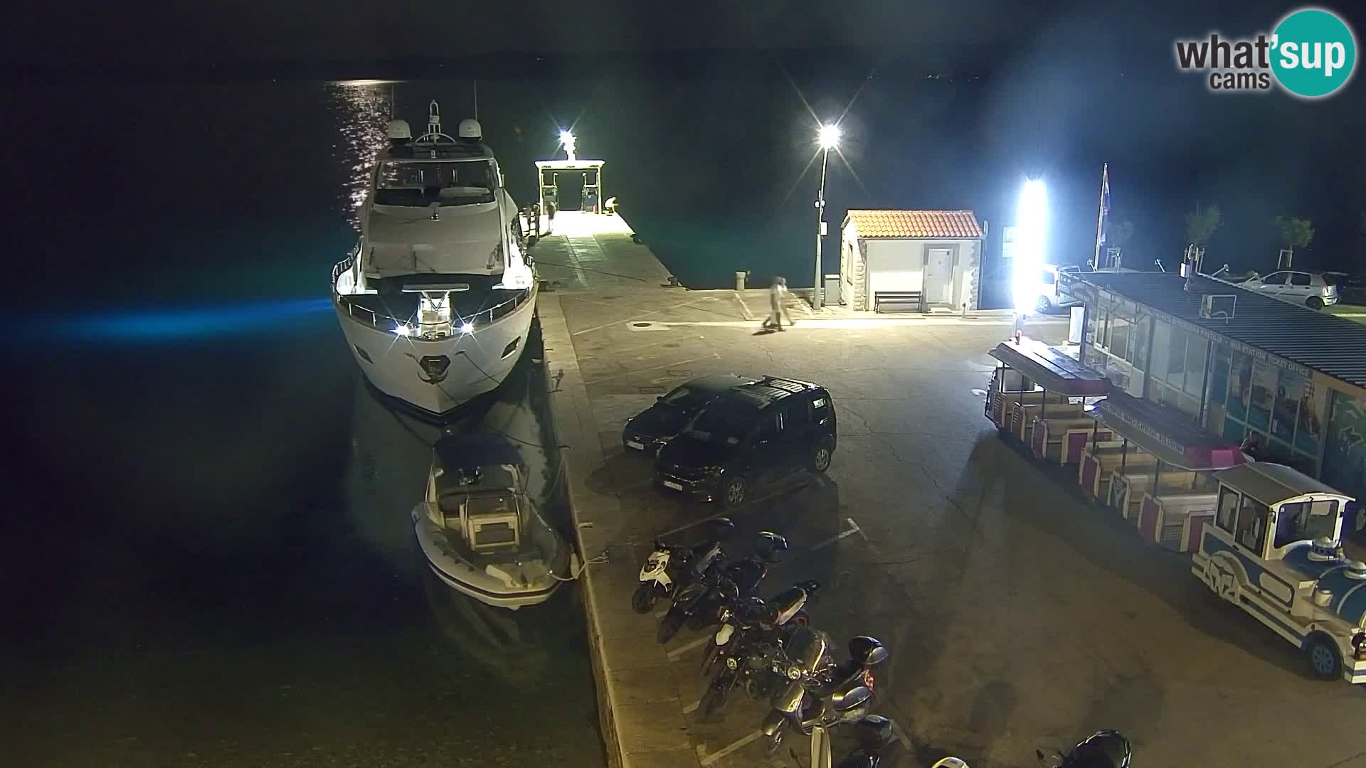 Spletna kamera Bol – Center mesta in marina v živo