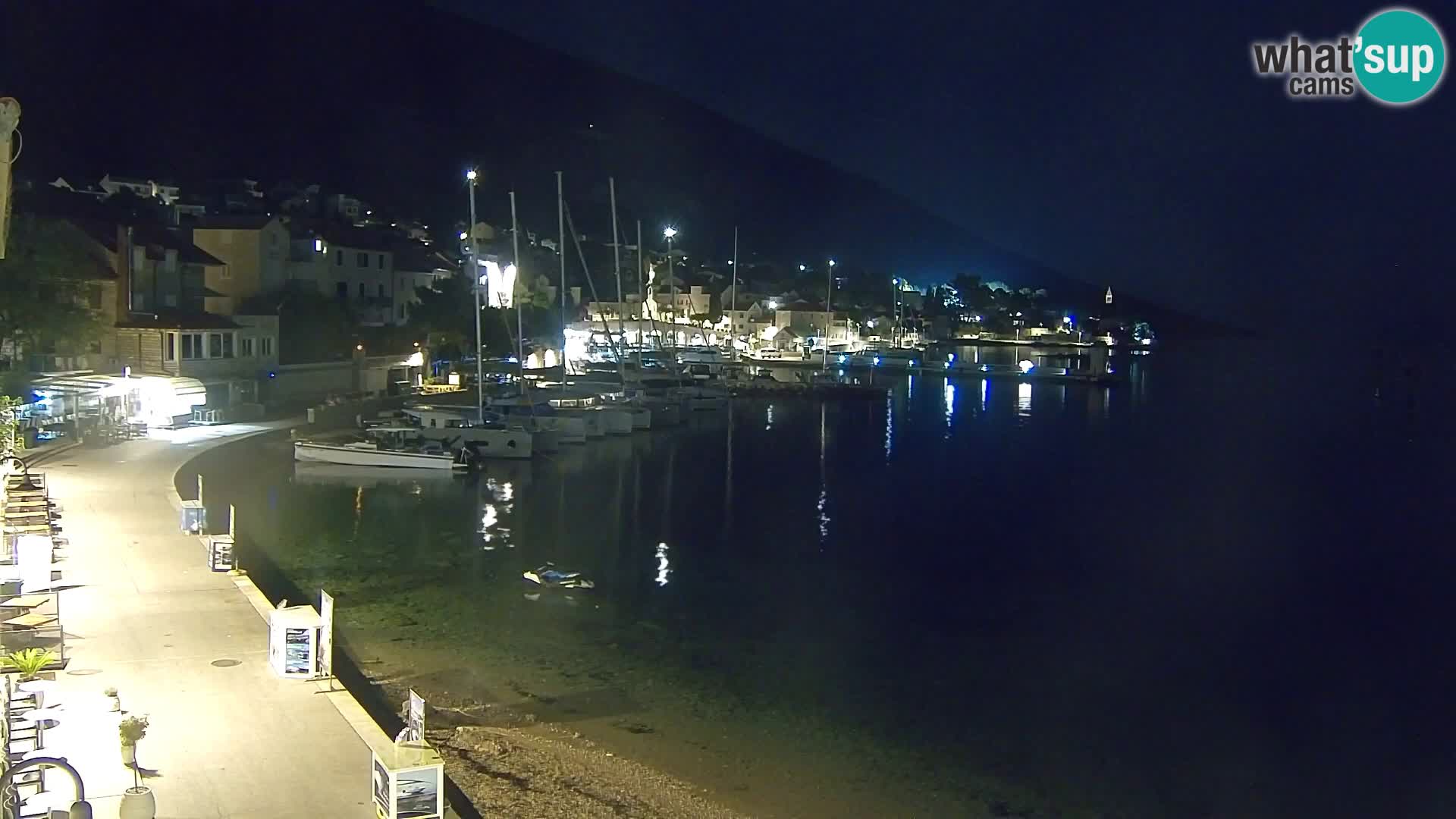 Webcam Bol Hafen & Ortszentrum – Liveblick aus Bol auf der Insel Brač