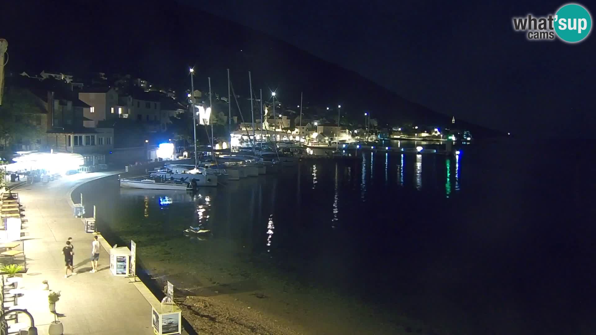 Webcam Bol centre-ville & marina – Vue en direct depuis Bol, île de Brač