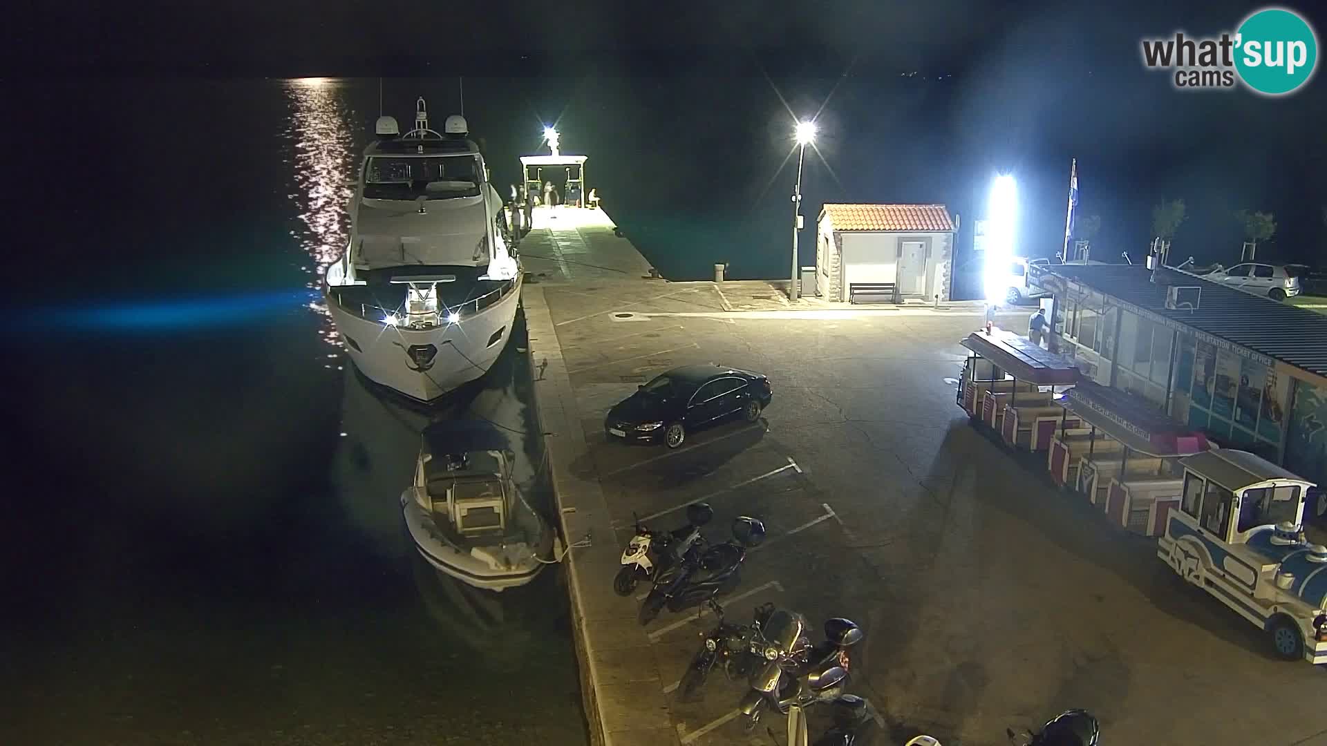 Webcam Bol centre-ville & marina – Vue en direct depuis Bol, île de Brač
