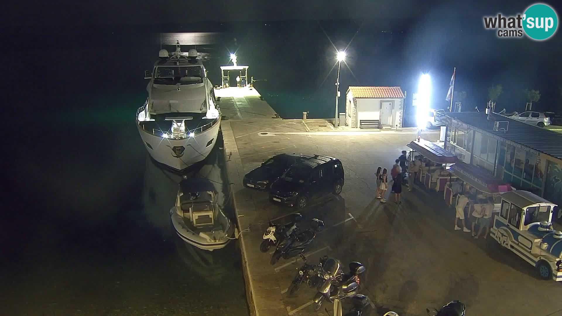 Webcam Bol centre-ville & marina – Vue en direct depuis Bol, île de Brač