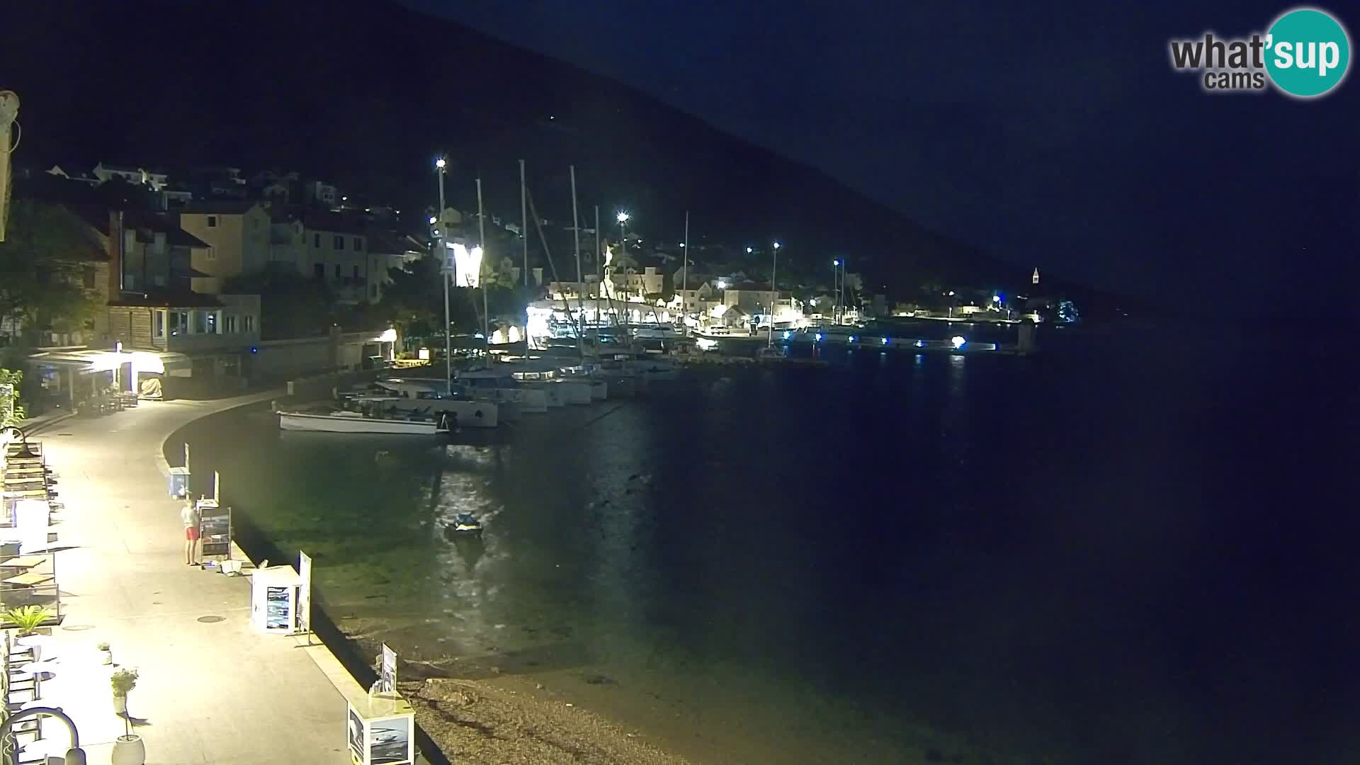 Webcam Bol centre-ville & marina – Vue en direct depuis Bol, île de Brač