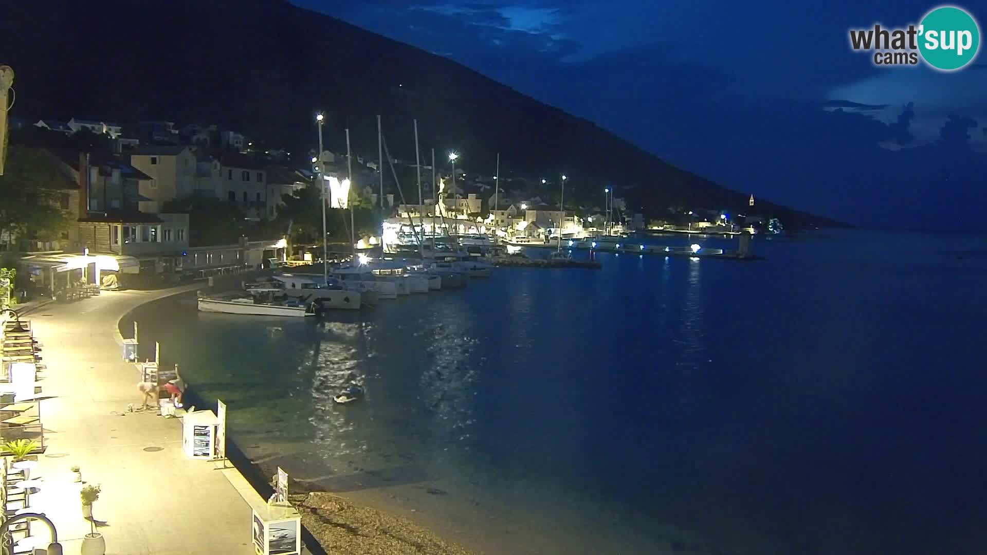 Webcam Bol Centre-Ville & Marina – Vue en direct depuis Bol, île de Brač