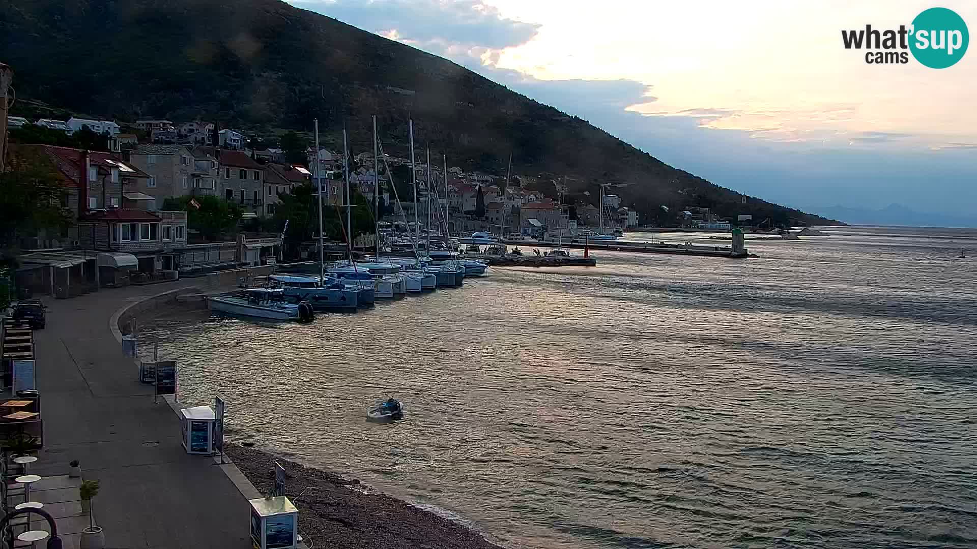 Webcam Bol centre-ville & marina – Vue en direct depuis Bol, île de Brač