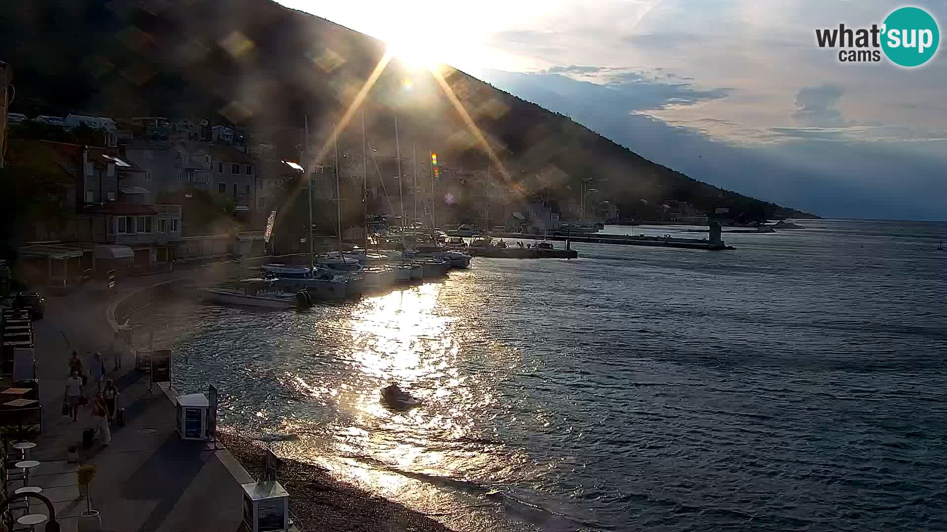 Webcam Bol Centre-Ville & Marina – Vue en direct depuis Bol, île de Brač