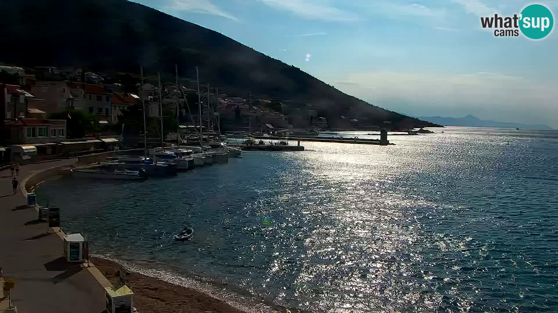 Webcam Bol centre-ville & marina – Vue en direct depuis Bol, île de Brač
