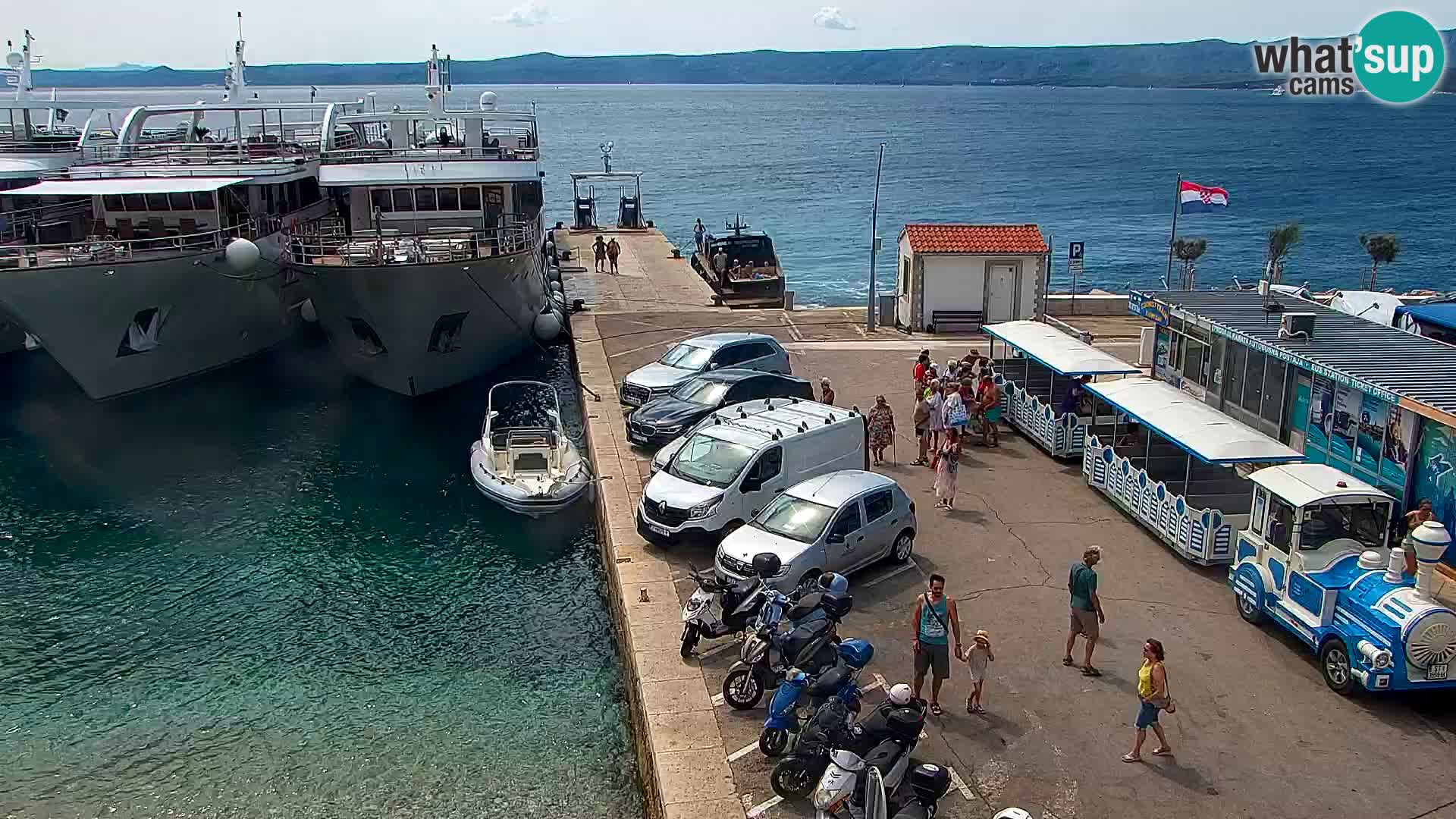 Webcam Bol Hafen & Ortszentrum – Liveblick aus Bol auf der Insel Brač