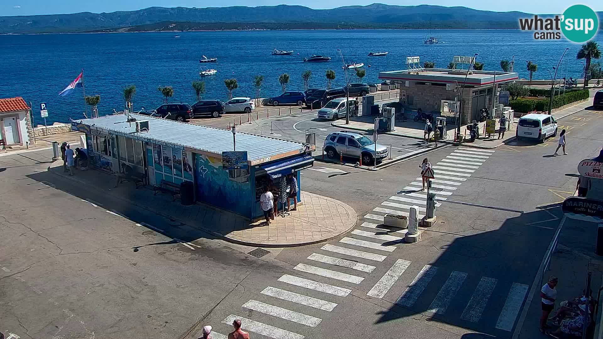 Webcam Bol centre-ville & marina – Vue en direct depuis Bol, île de Brač
