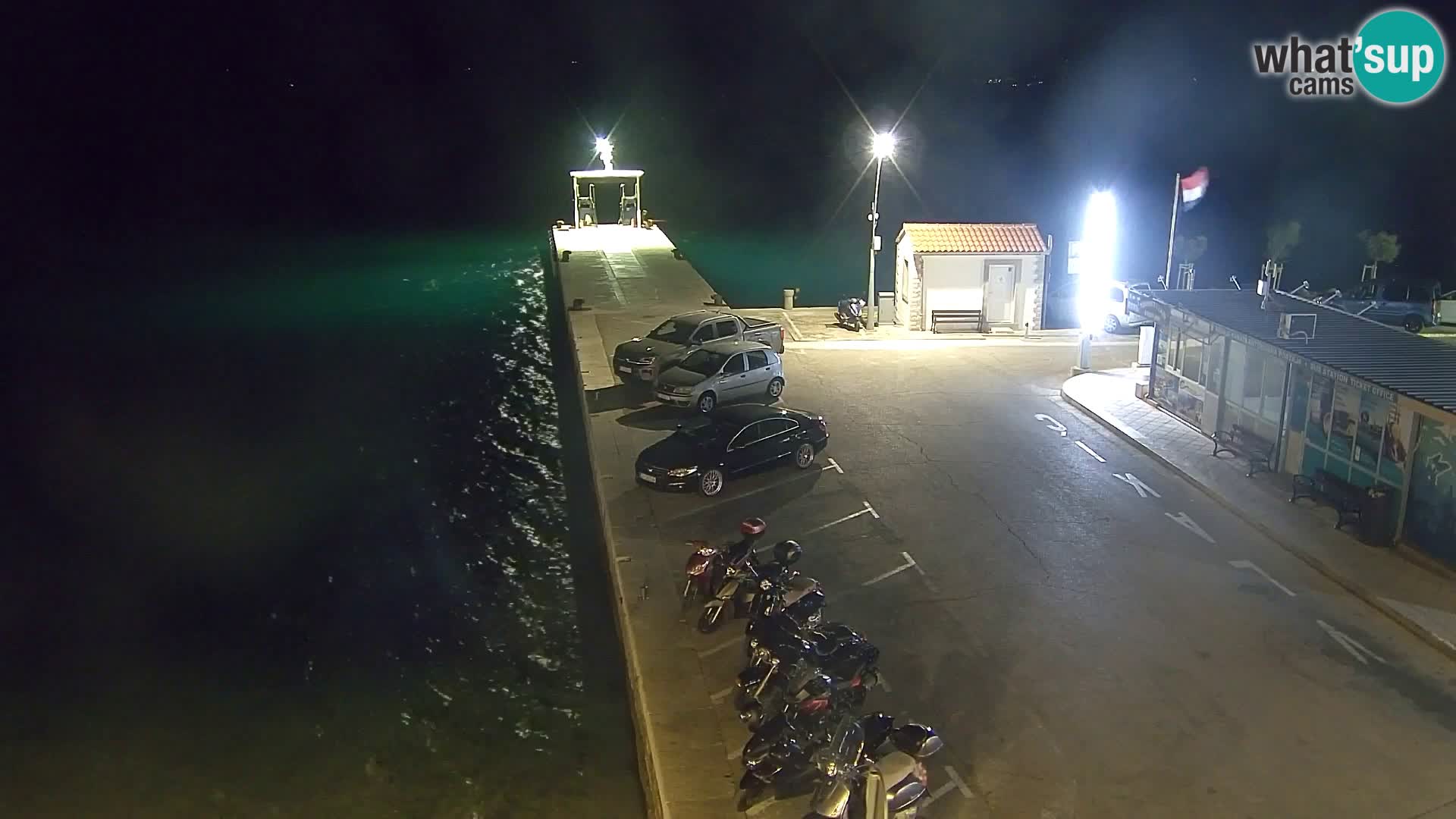Spletna kamera Bol – Center mesta in marina v živo
