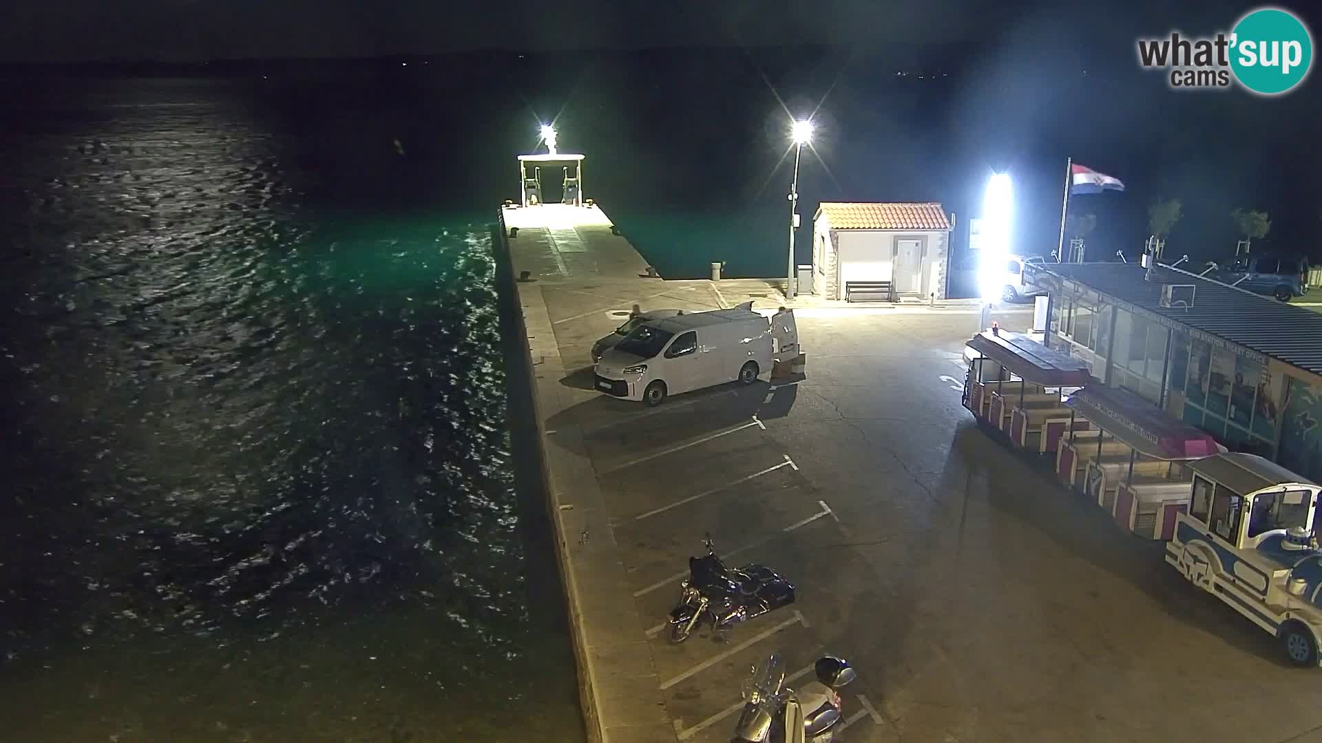 Webcam Bol Centro e Marina – Vista live dal porto di Bol