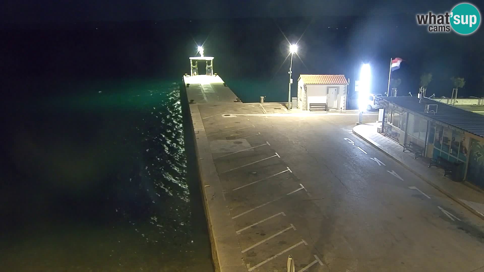 Webcam Bol centre-ville & marina – Vue en direct depuis Bol, île de Brač