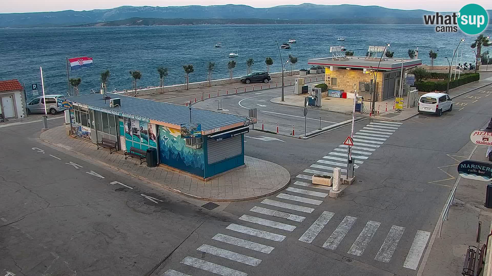 Webcam Bol centre-ville & marina – Vue en direct depuis Bol, île de Brač