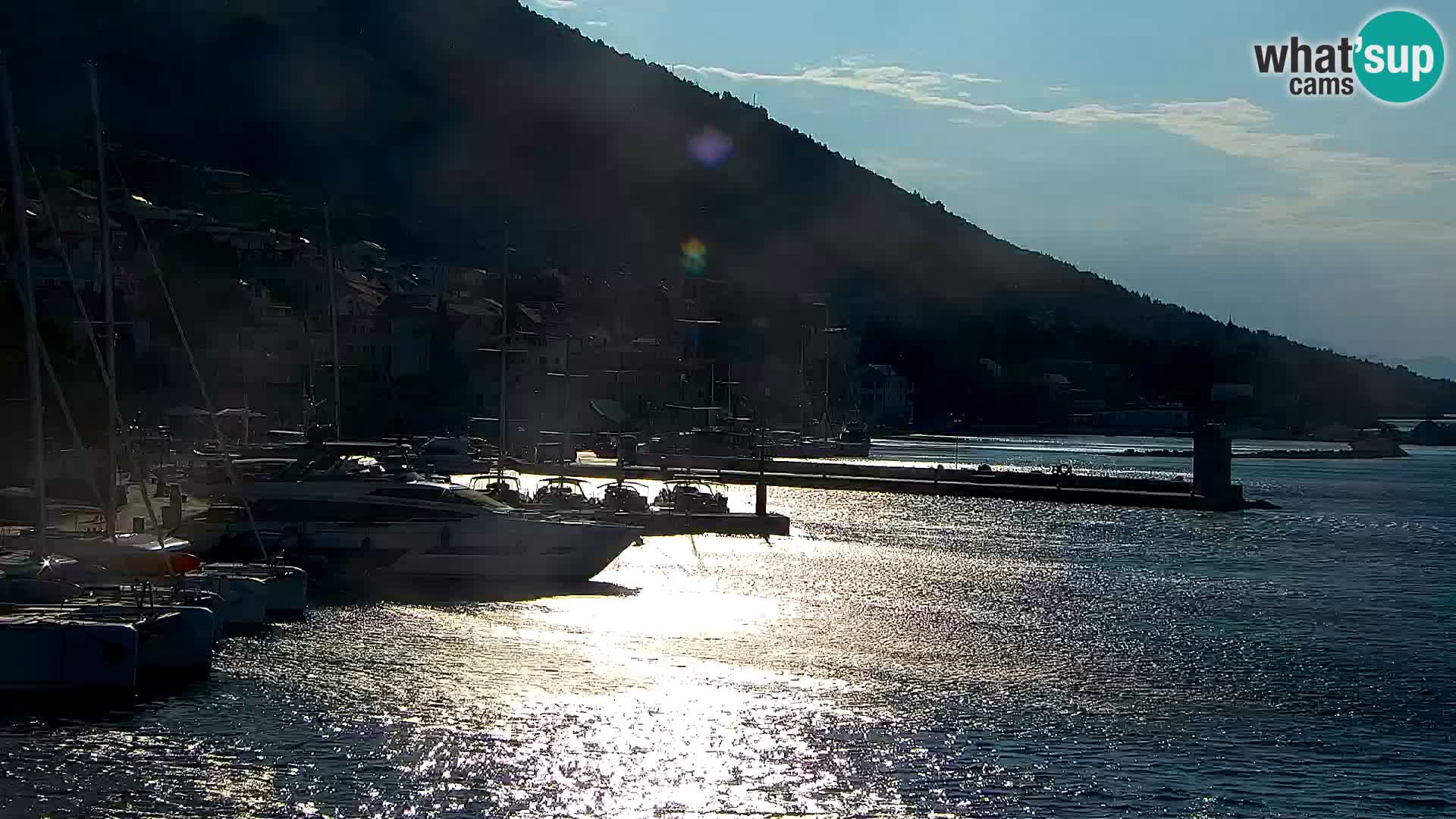 Webcam Bol Centre-Ville & Marina – Vue en direct depuis Bol, île de Brač