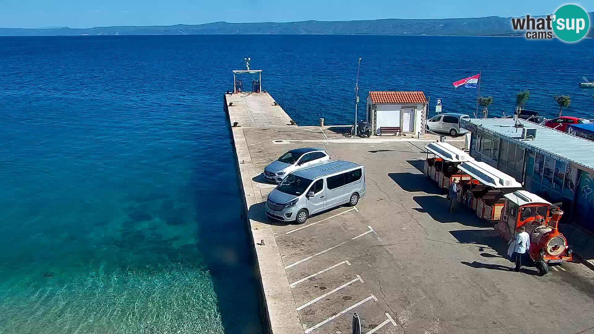 Webcam Bol Centre-Ville & Marina – Vue en direct depuis Bol, île de Brač