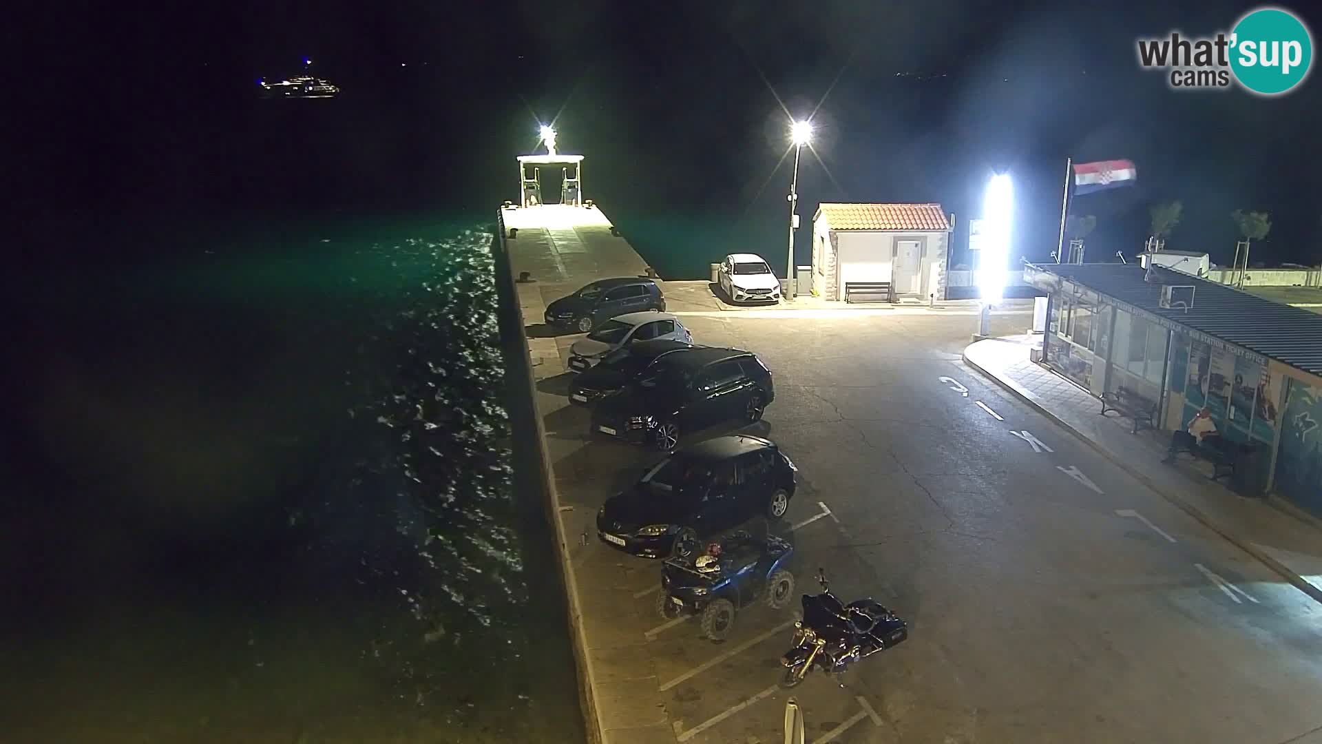 Webcam Bol centre-ville & marina – Vue en direct depuis Bol, île de Brač