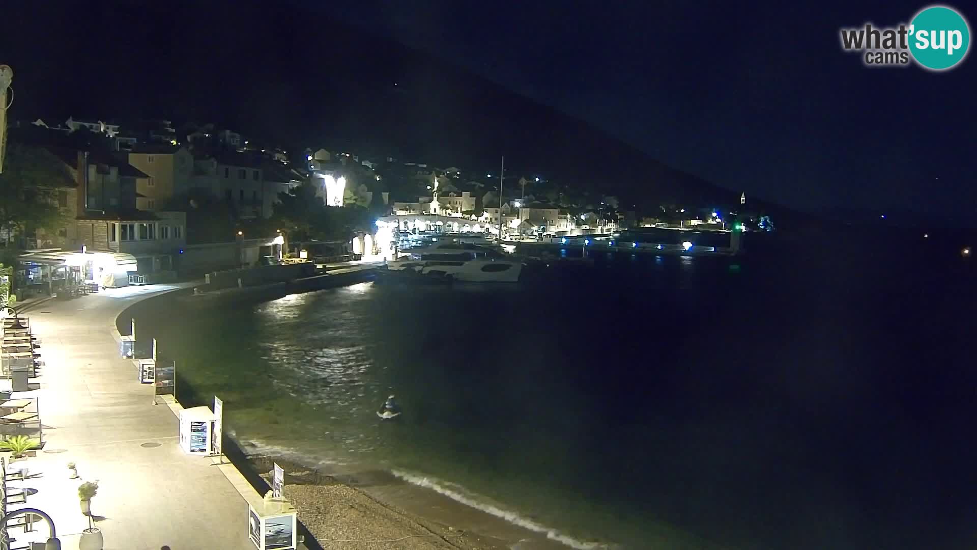 Spletna kamera Bol – Center mesta in marina v živo
