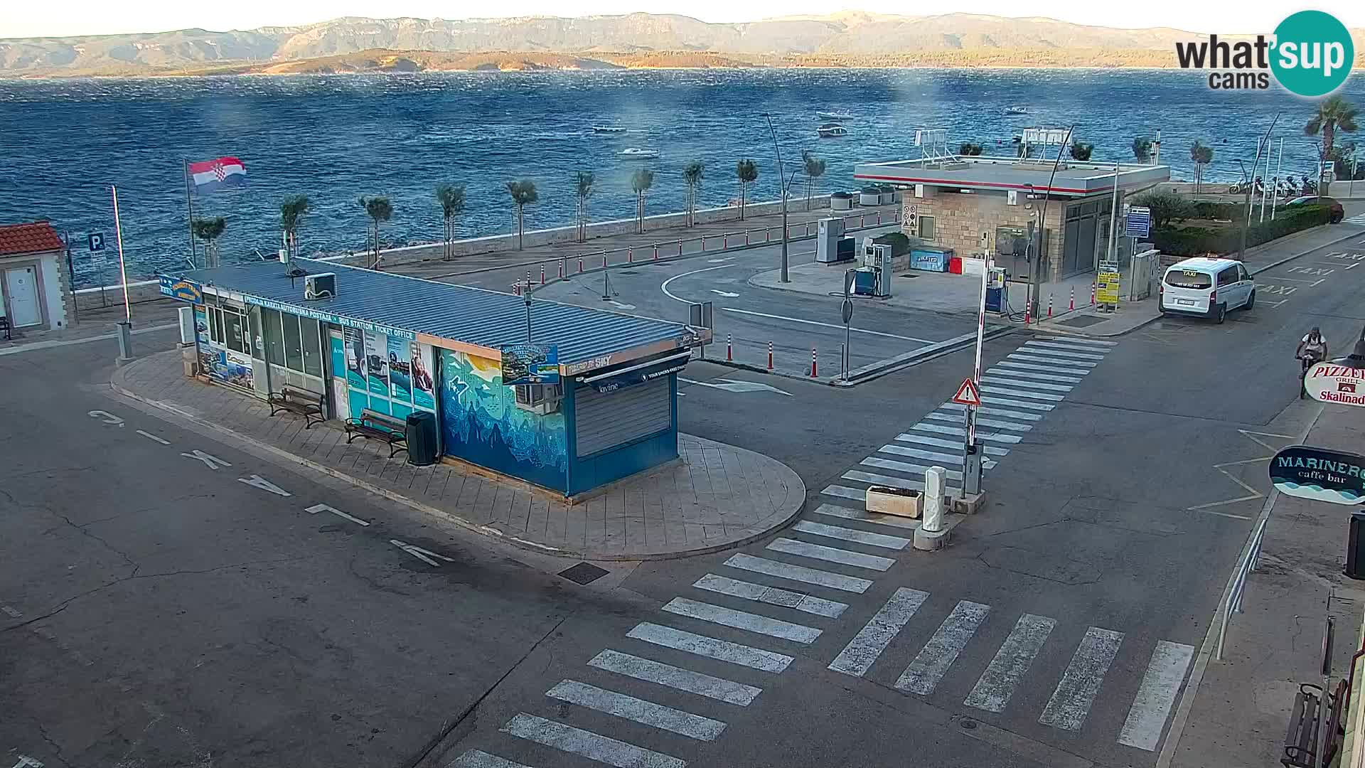Webcam Bol centre-ville & marina – Vue en direct depuis Bol, île de Brač
