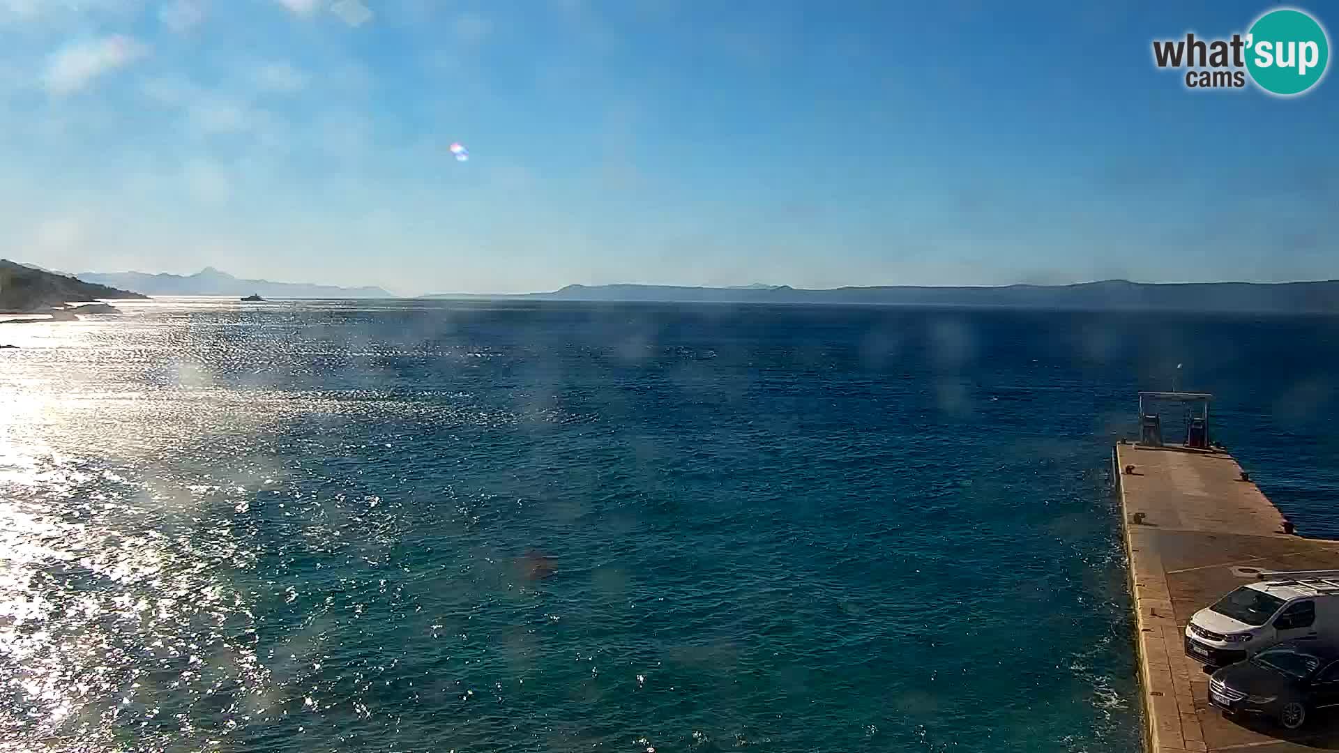 Webcam Bol centre-ville & marina – Vue en direct depuis Bol, île de Brač