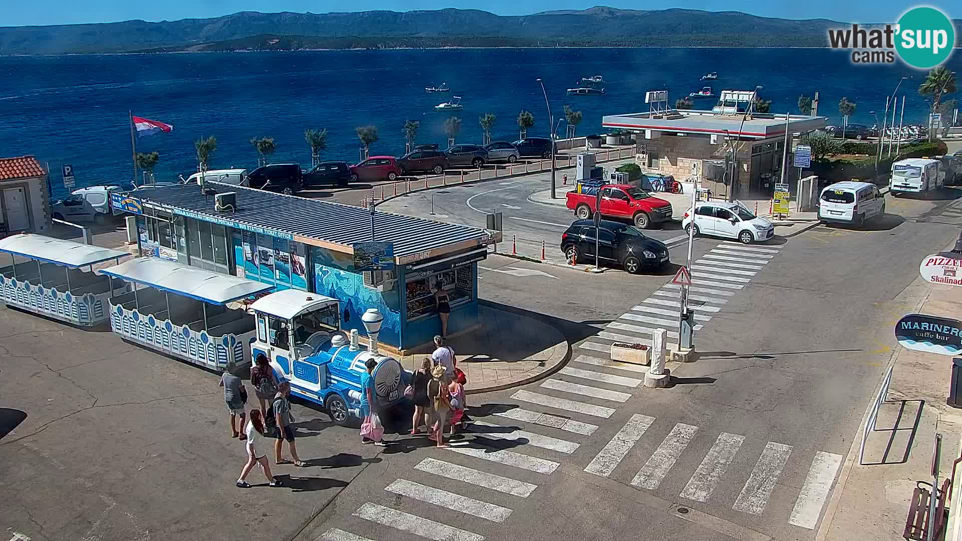 Webcam Bol centre-ville & marina – Vue en direct depuis Bol, île de Brač