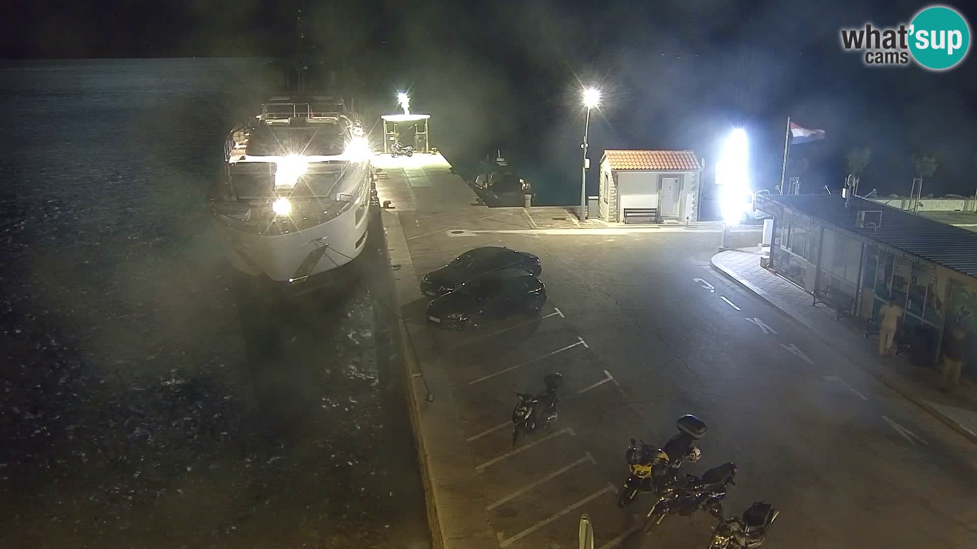Spletna kamera Bol – Center mesta in marina v živo